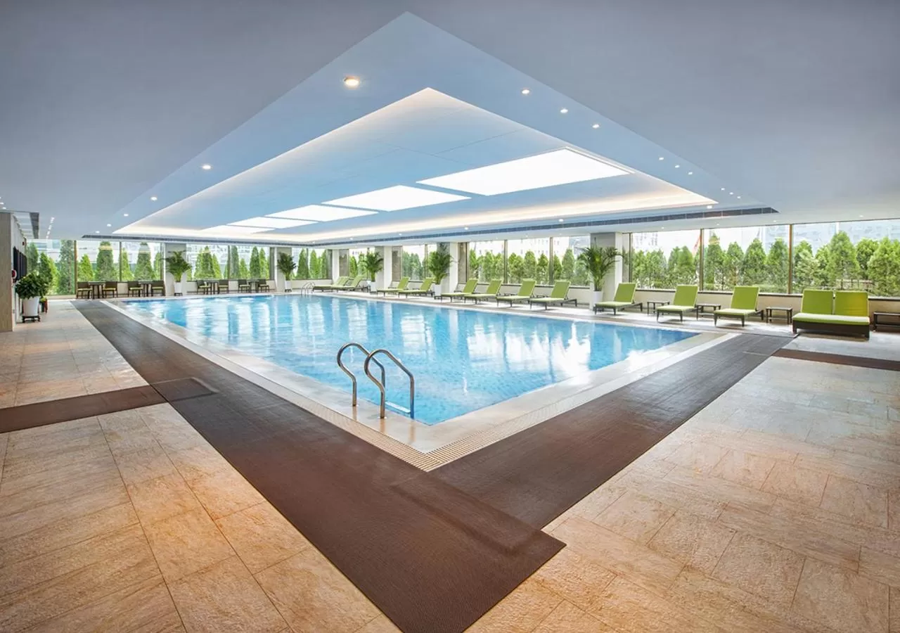 Pool view in Shangri-La Dalian