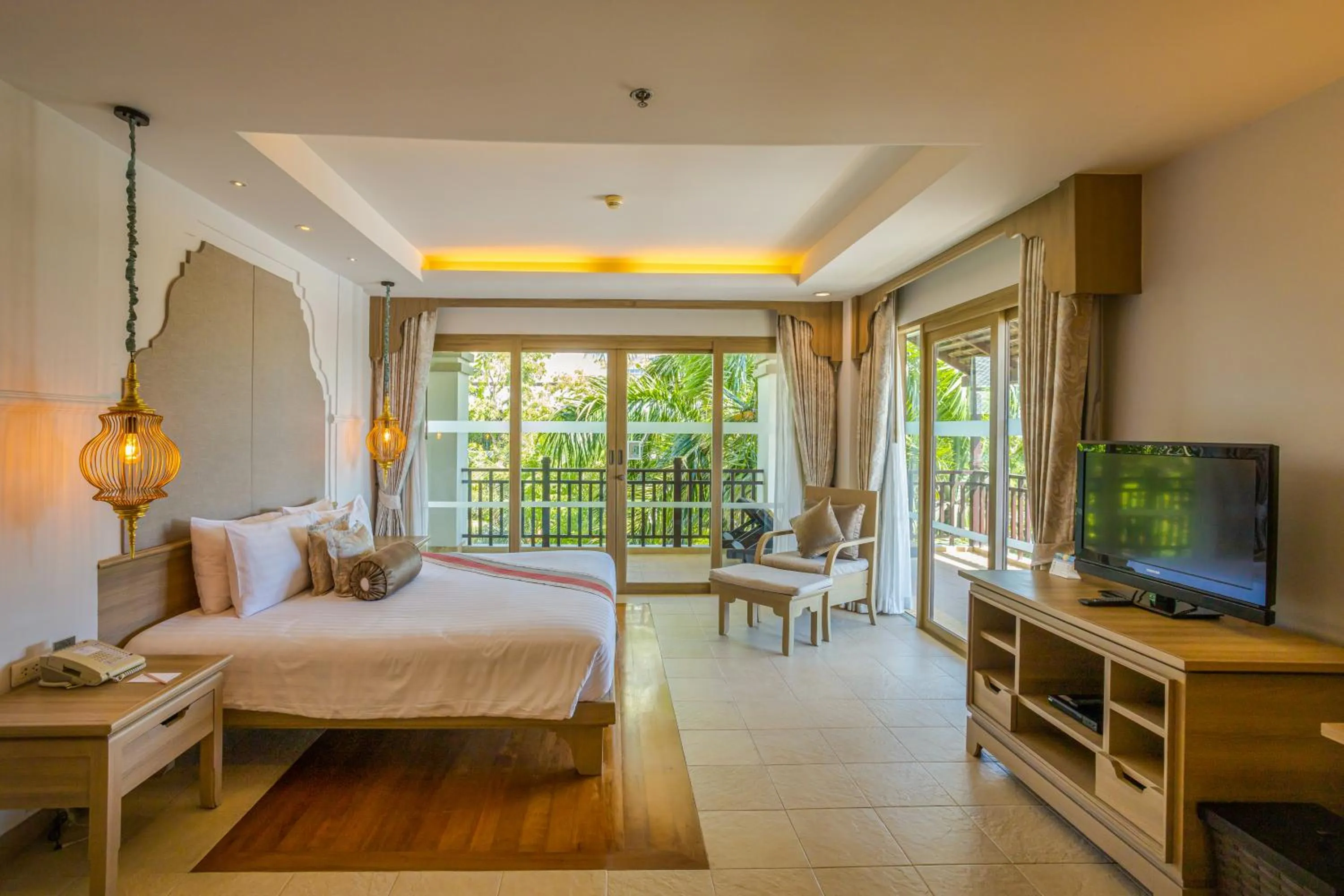 Bedroom, Bed in Ravindra Beach Resort & Spa - SHA Extra Plus