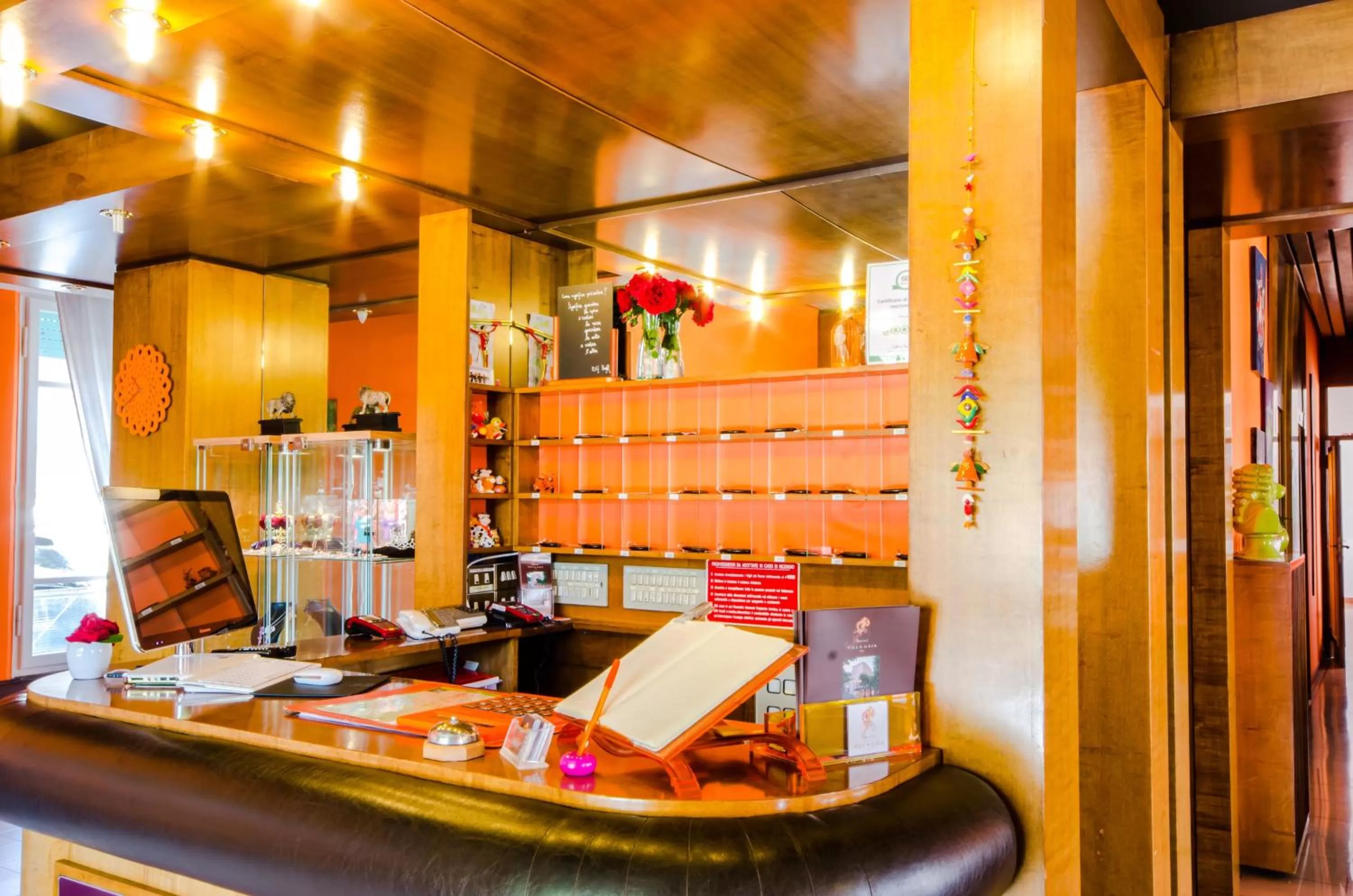 Lobby or reception in Albergo Villa Gaia