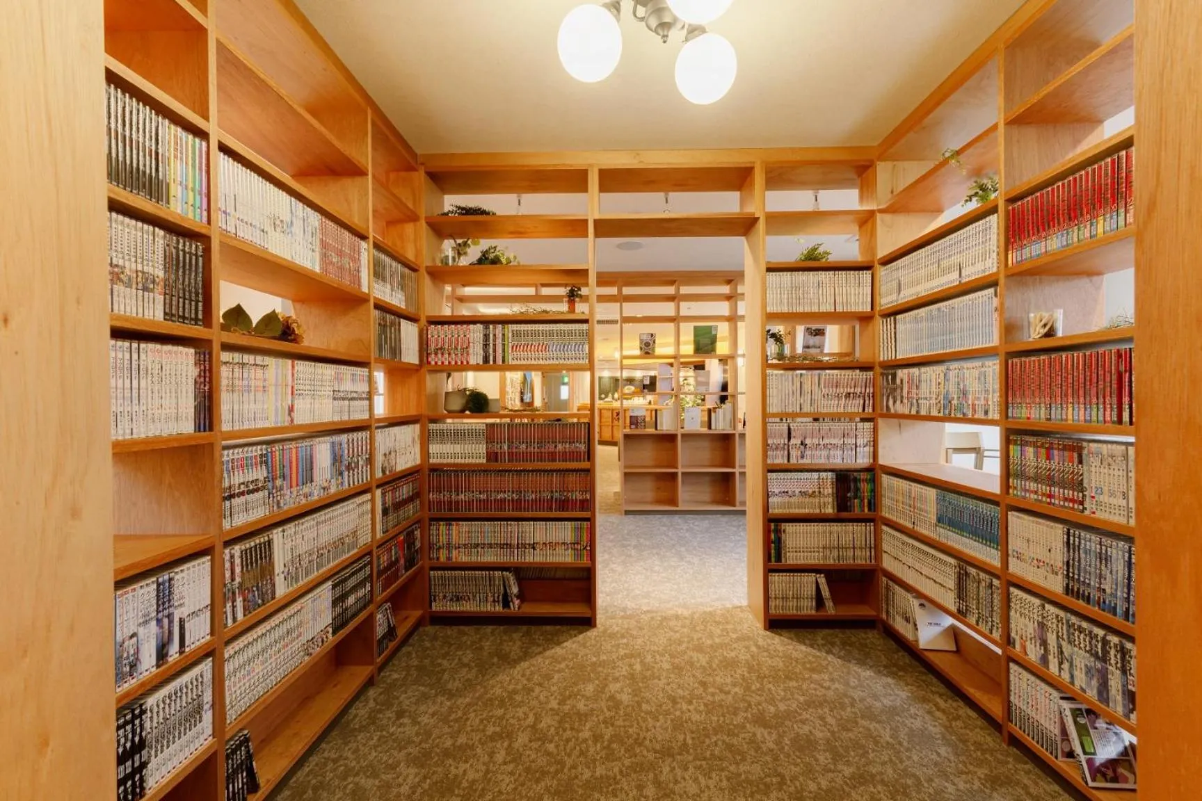 Library in Matsumoto Tourist Hotel
