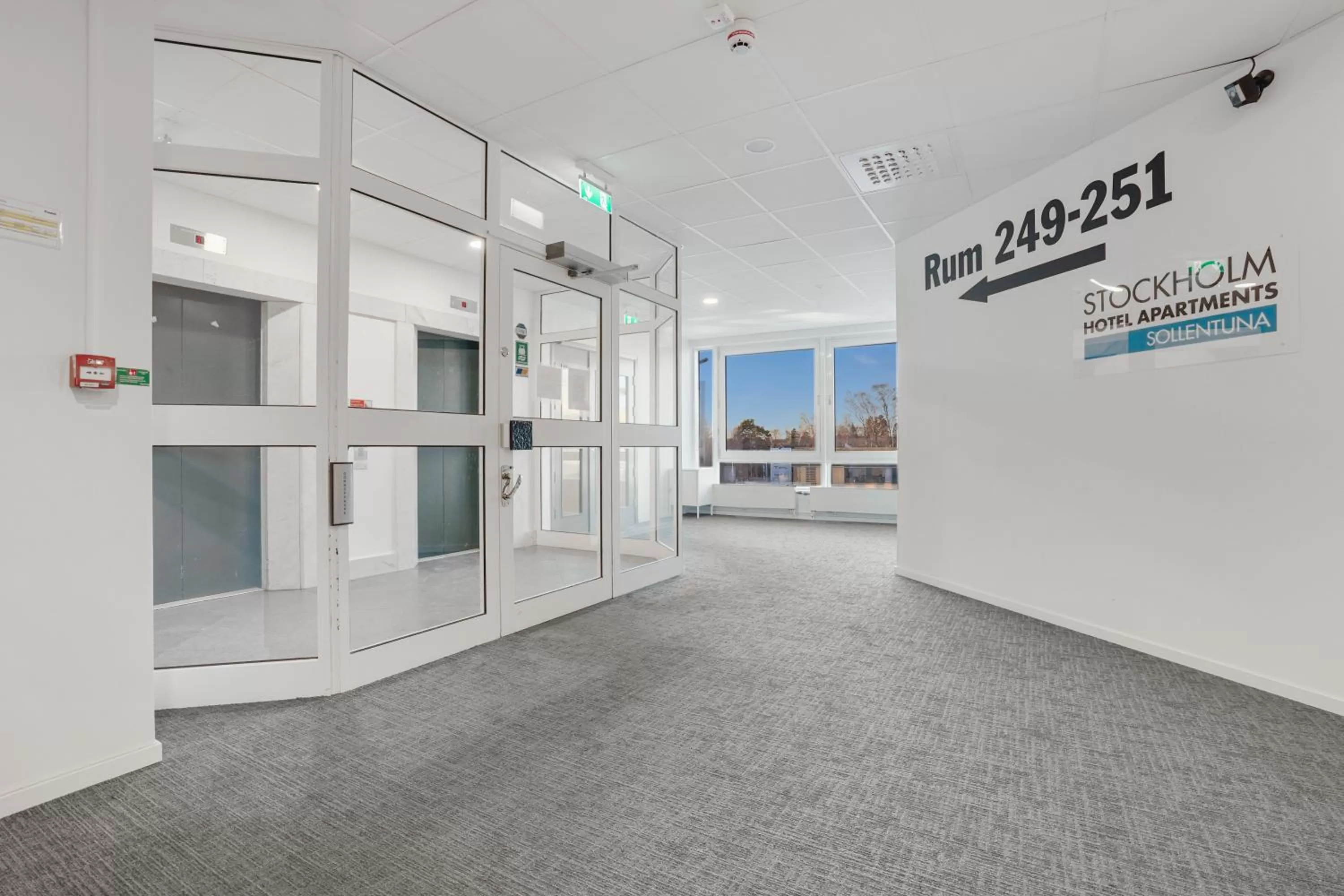 elevator in Stockholm Hotel Apartments Sollentuna