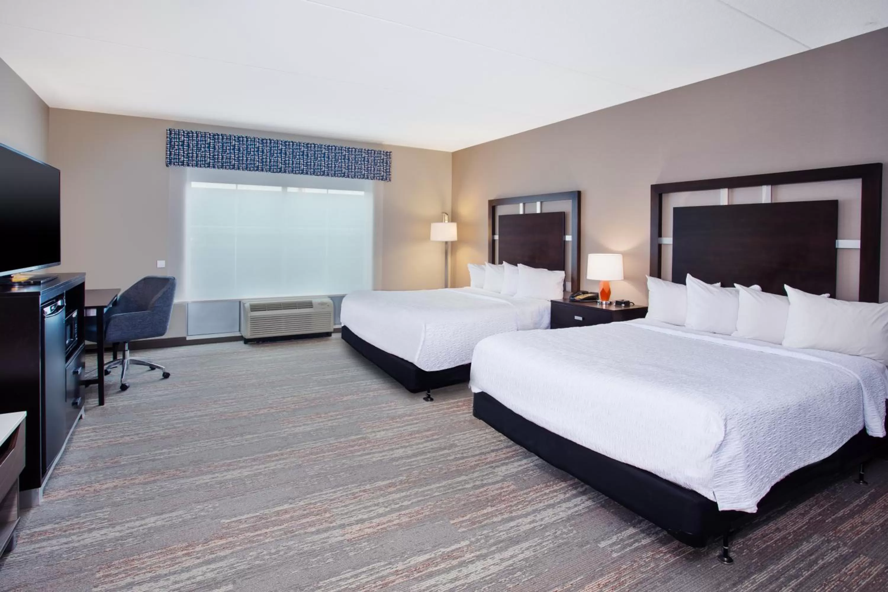 Queen Room with Two Queen Beds and Roll-In Shower - Disability Access/Non-Smoking in Hampton Inn & Suites Columbia/Southeast-Fort Jackson