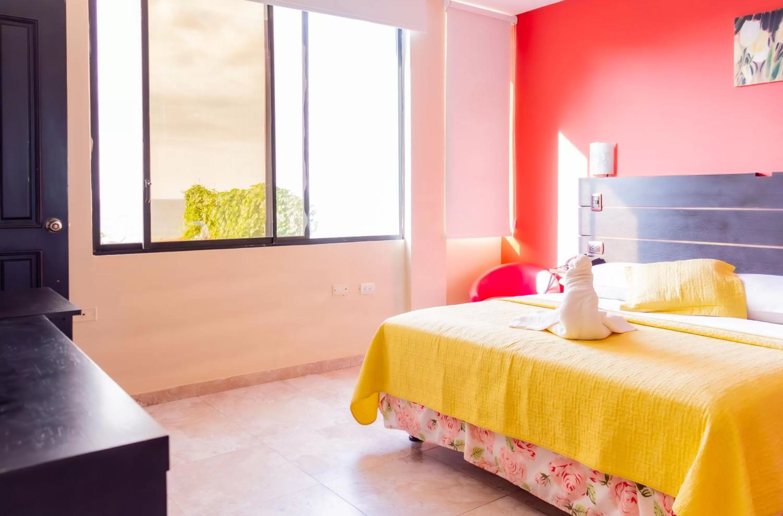 Bed in Hostal Antares