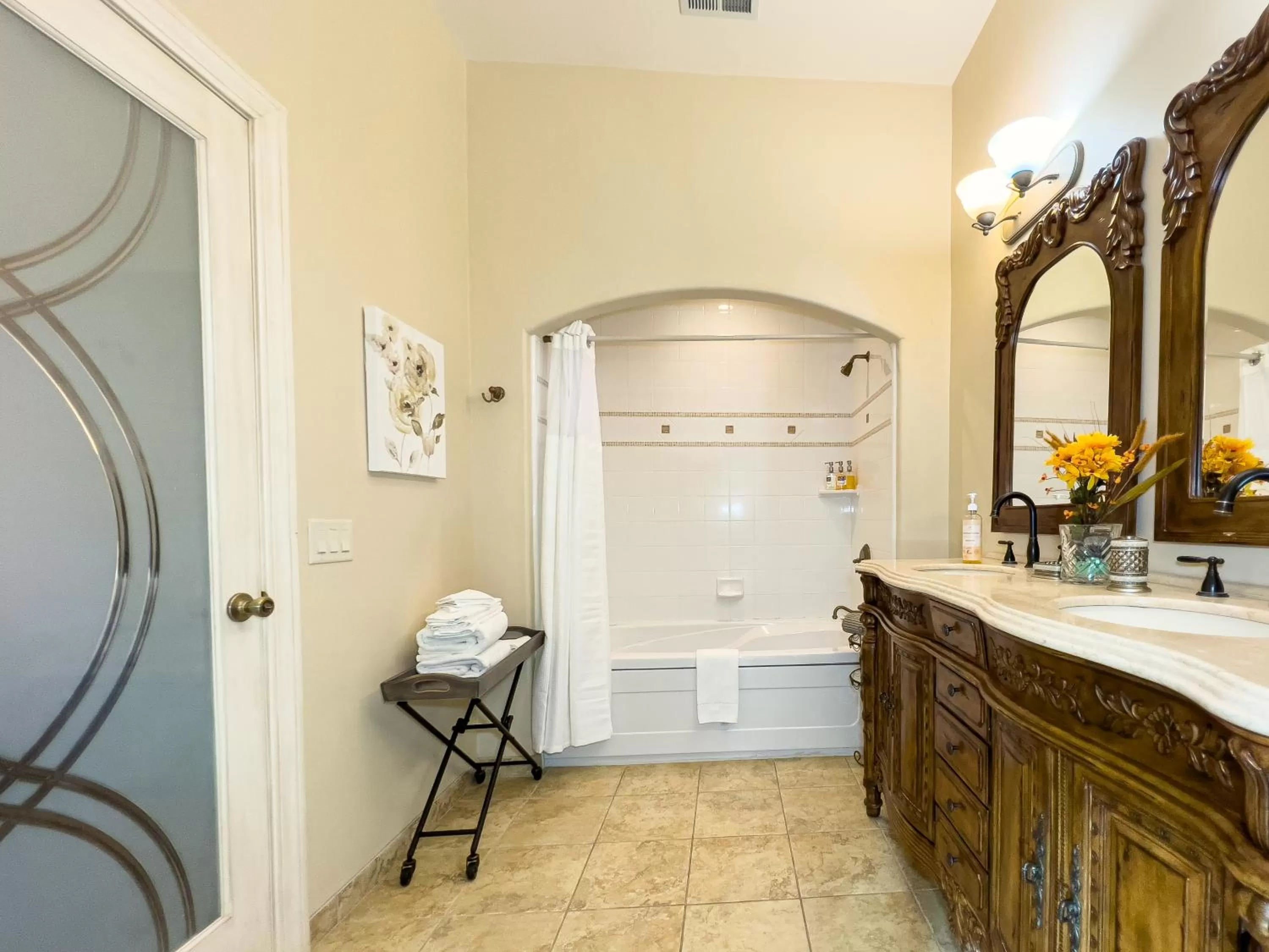 Bathroom in Chateau Coralini