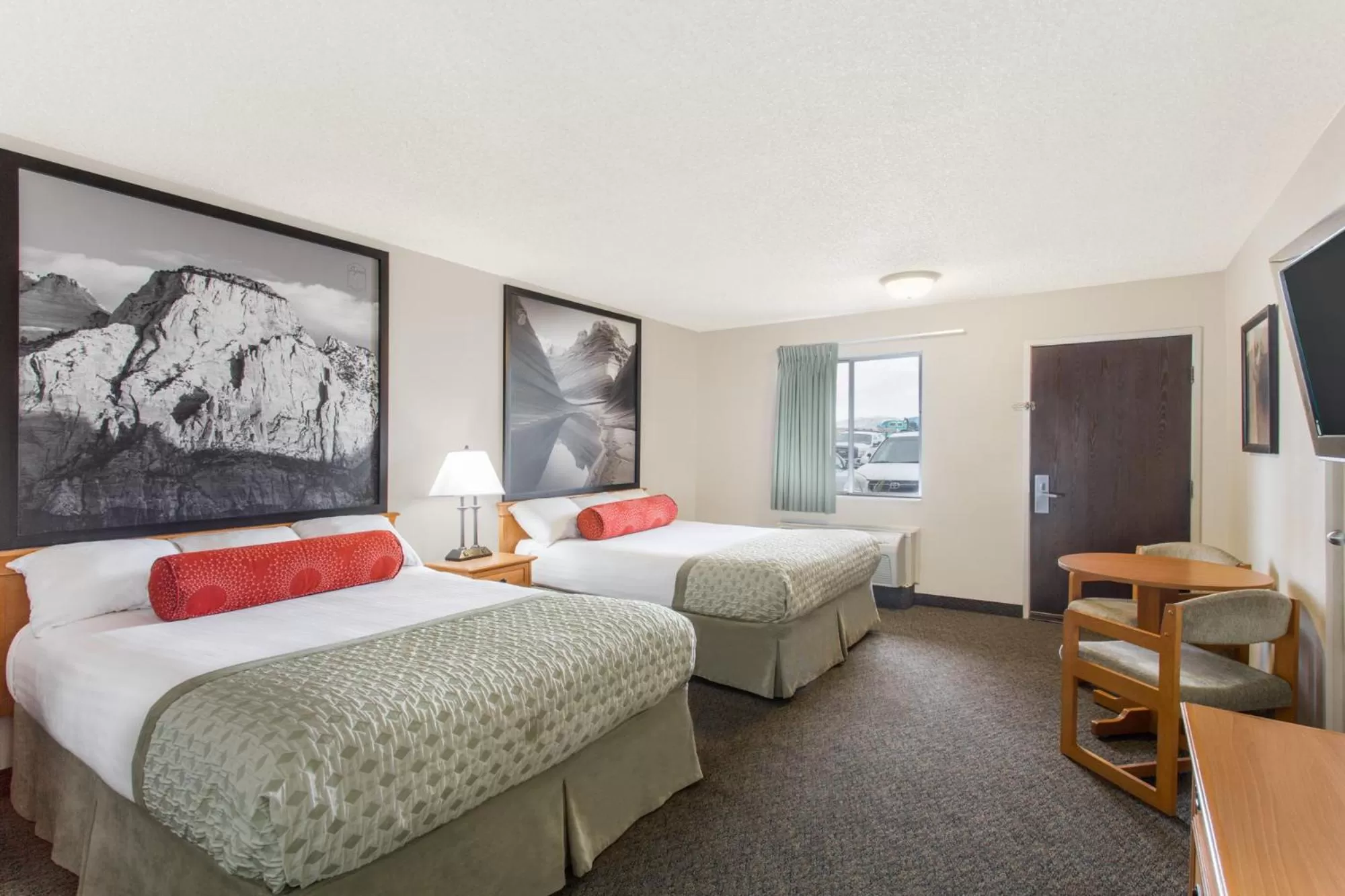 Queen Room with Two Queen Beds - Smoking in Super 8 by Wyndham Salina/Scenic Hills Area