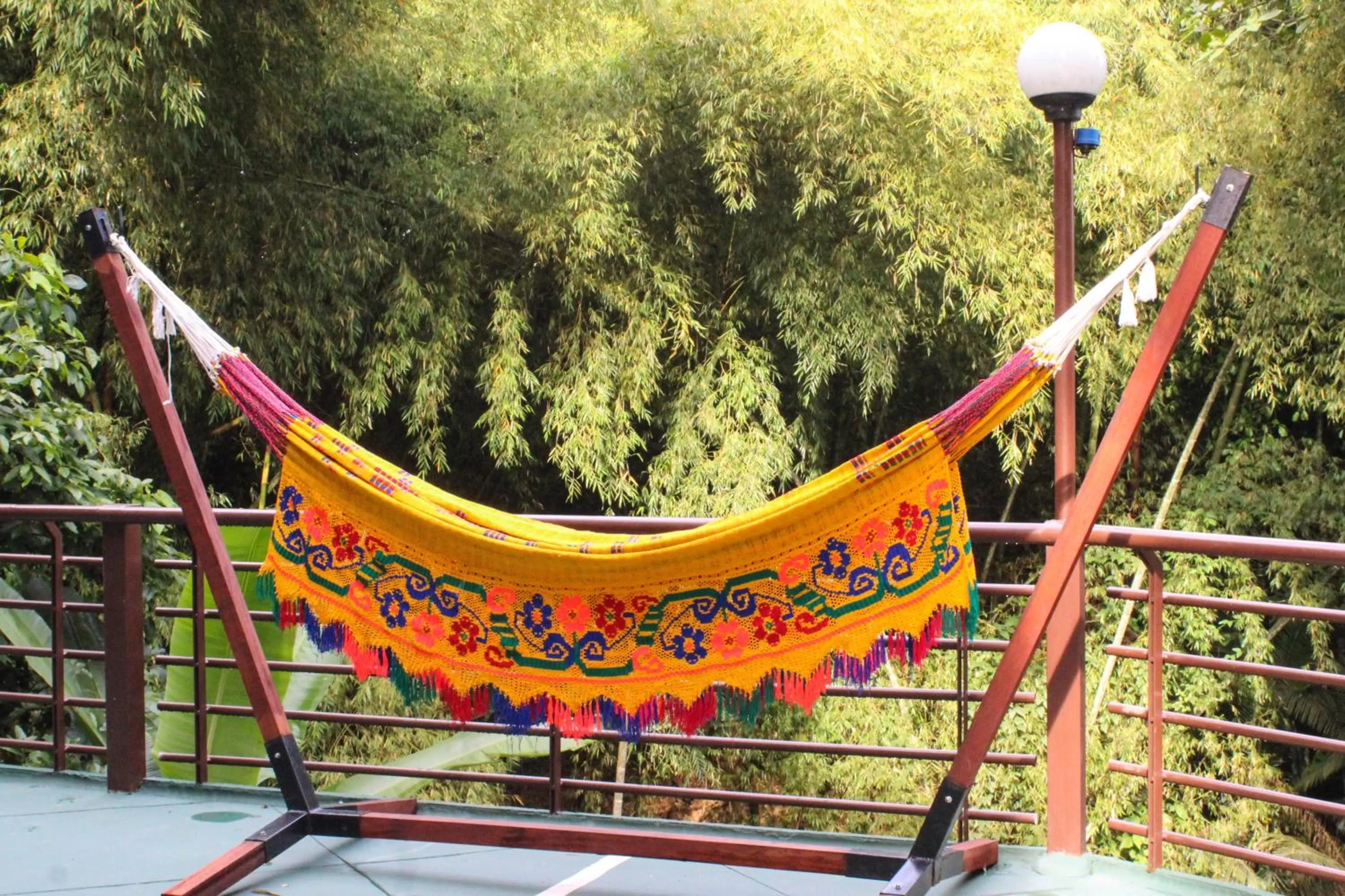 Patio in Hotel Bambu Inn