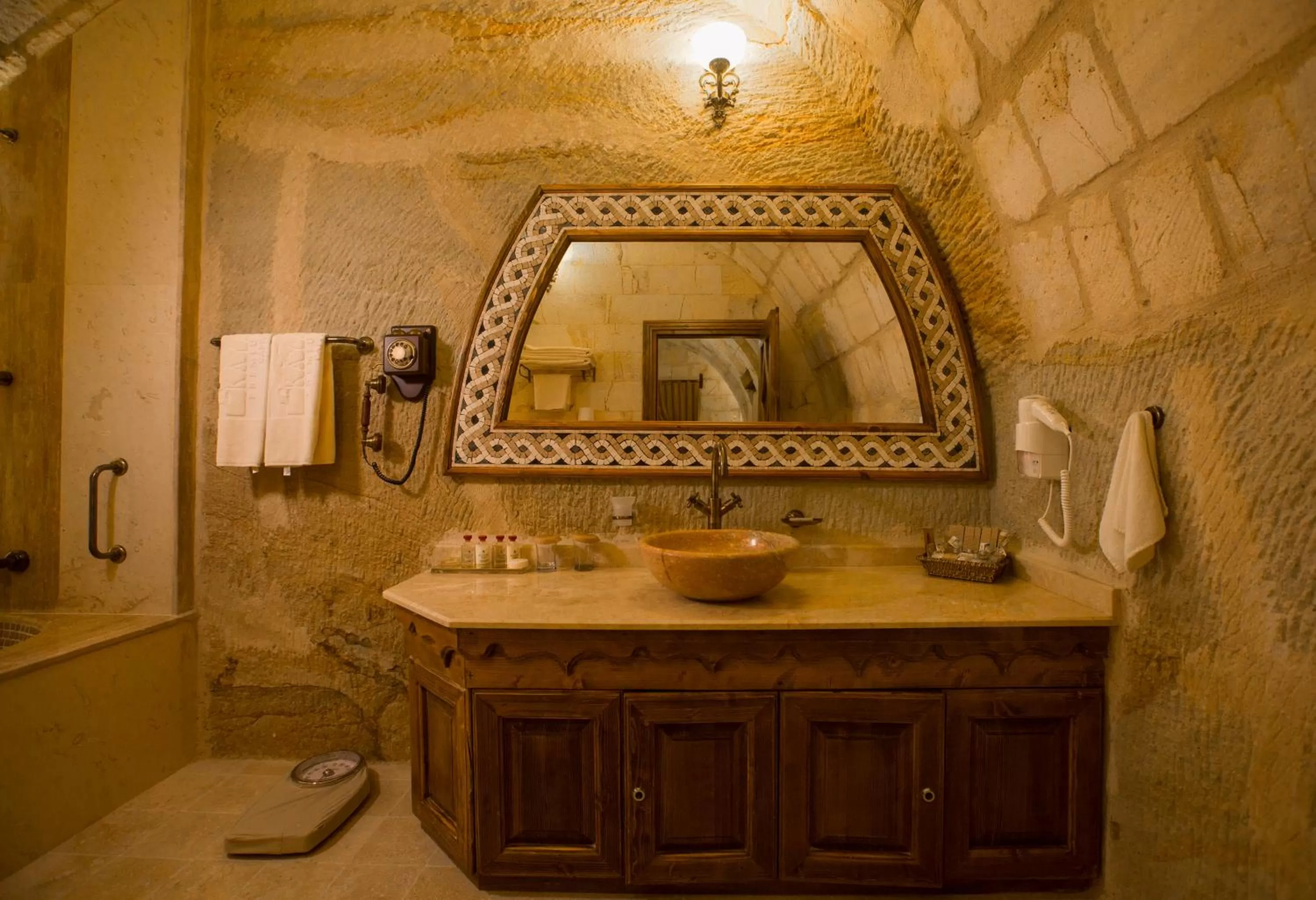 Toilet in Kayakapi Premium Caves Cappadocia
