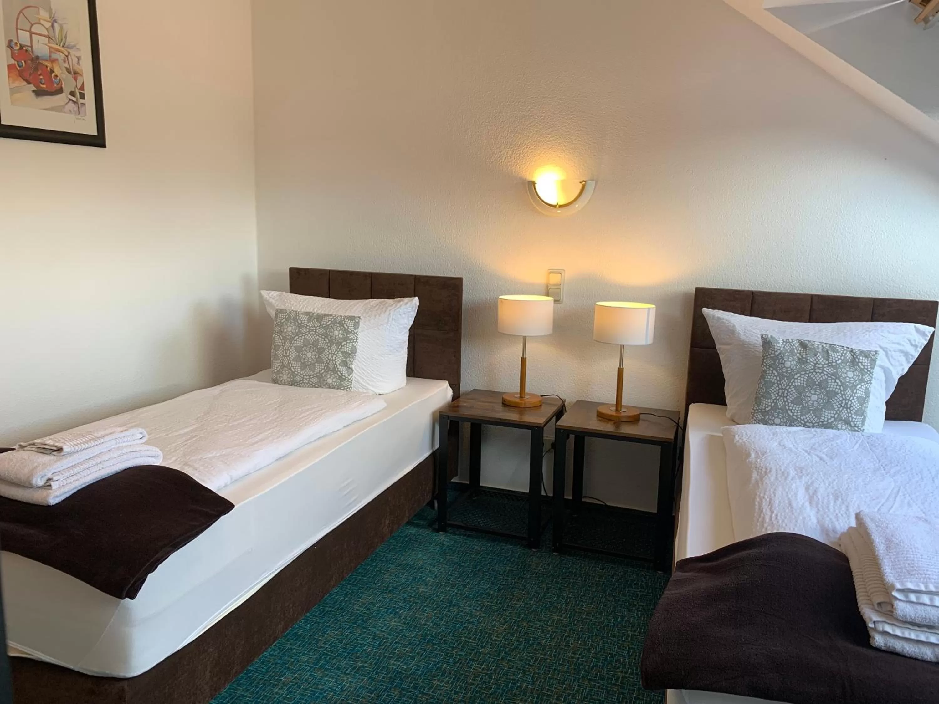 Bedroom, Bed in Hotel Rosengarten