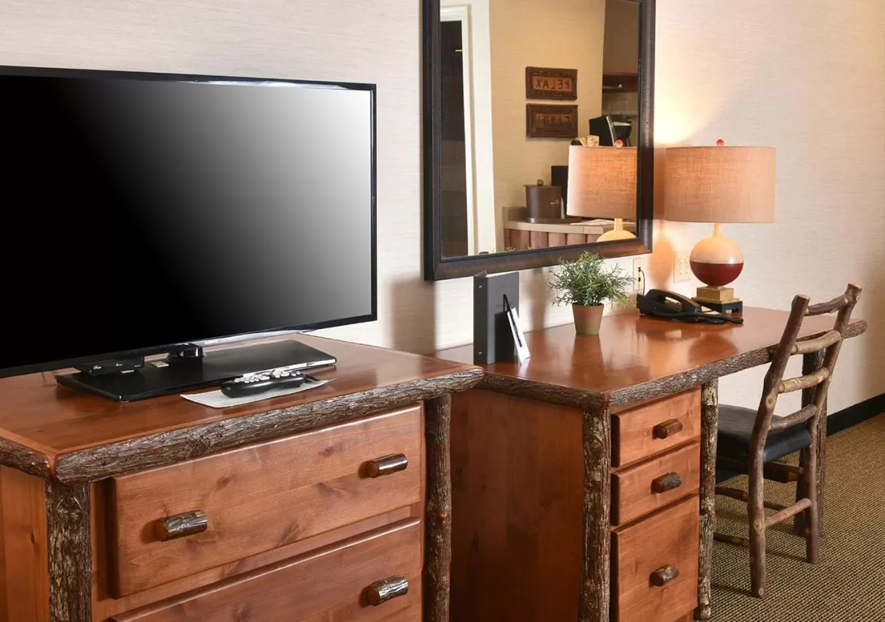 TV and multimedia in Cedar Creek Hotel Wausau - Rothschild