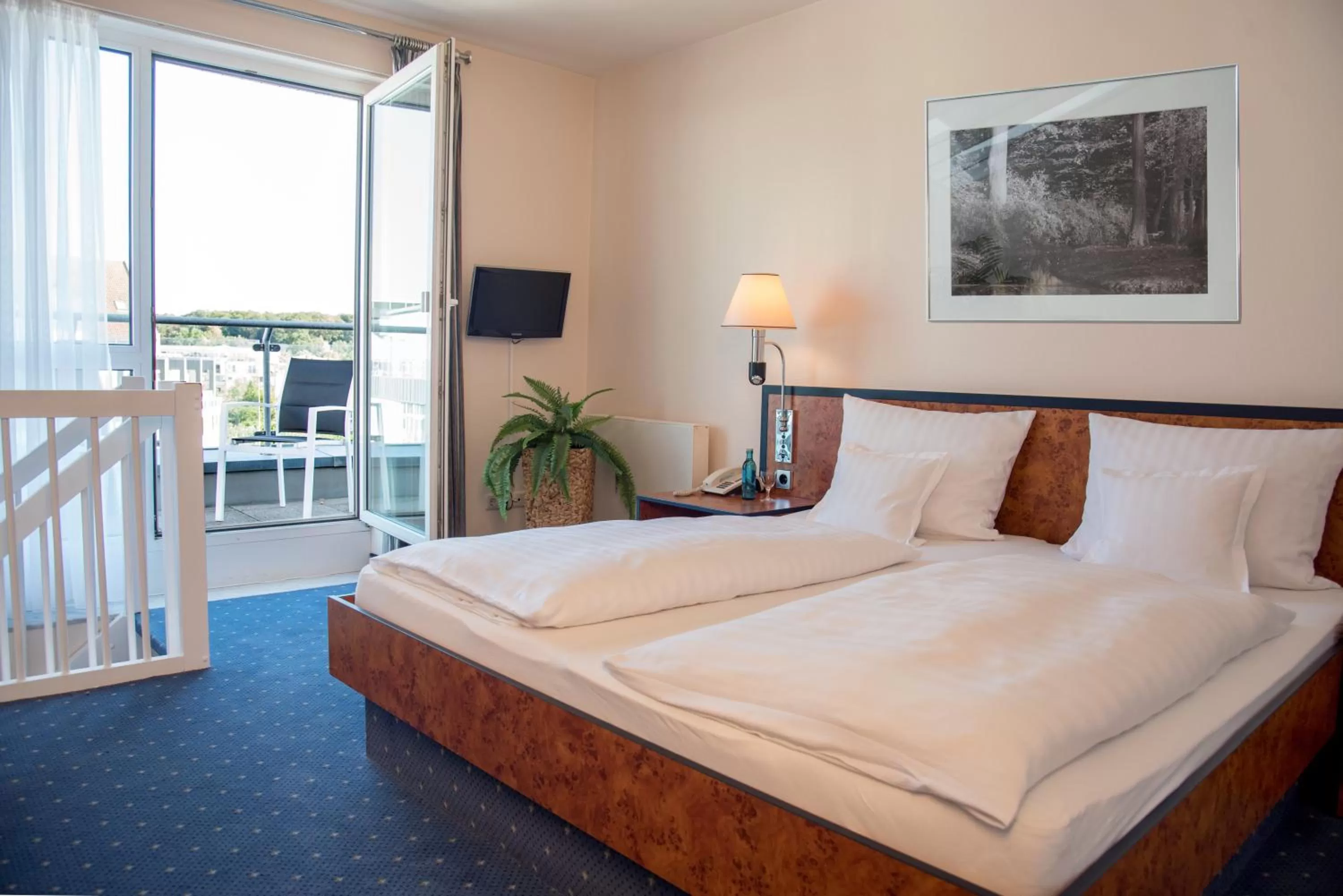 Bed in Hotel Arkadia