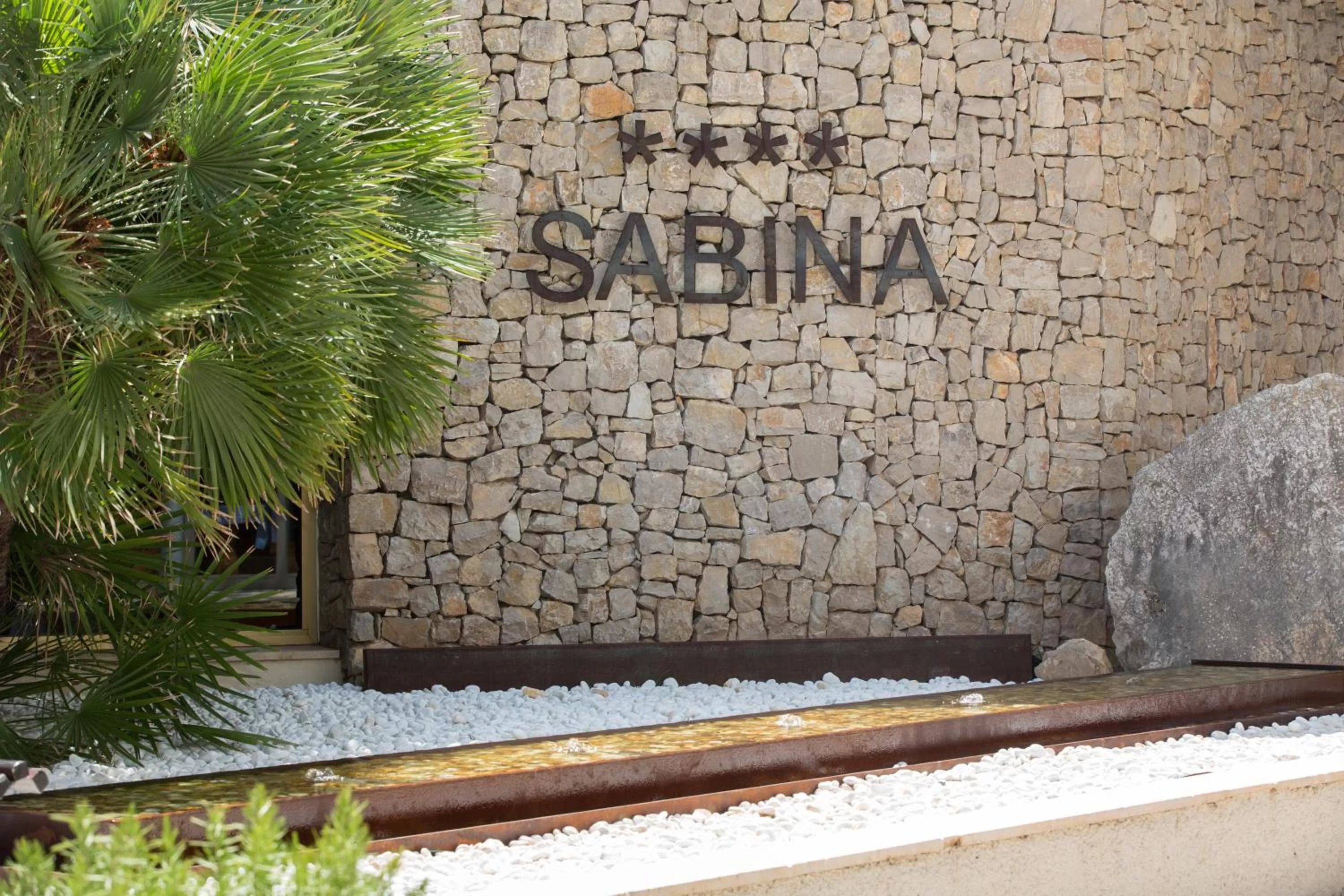 Property logo or sign in Hotel Sabina