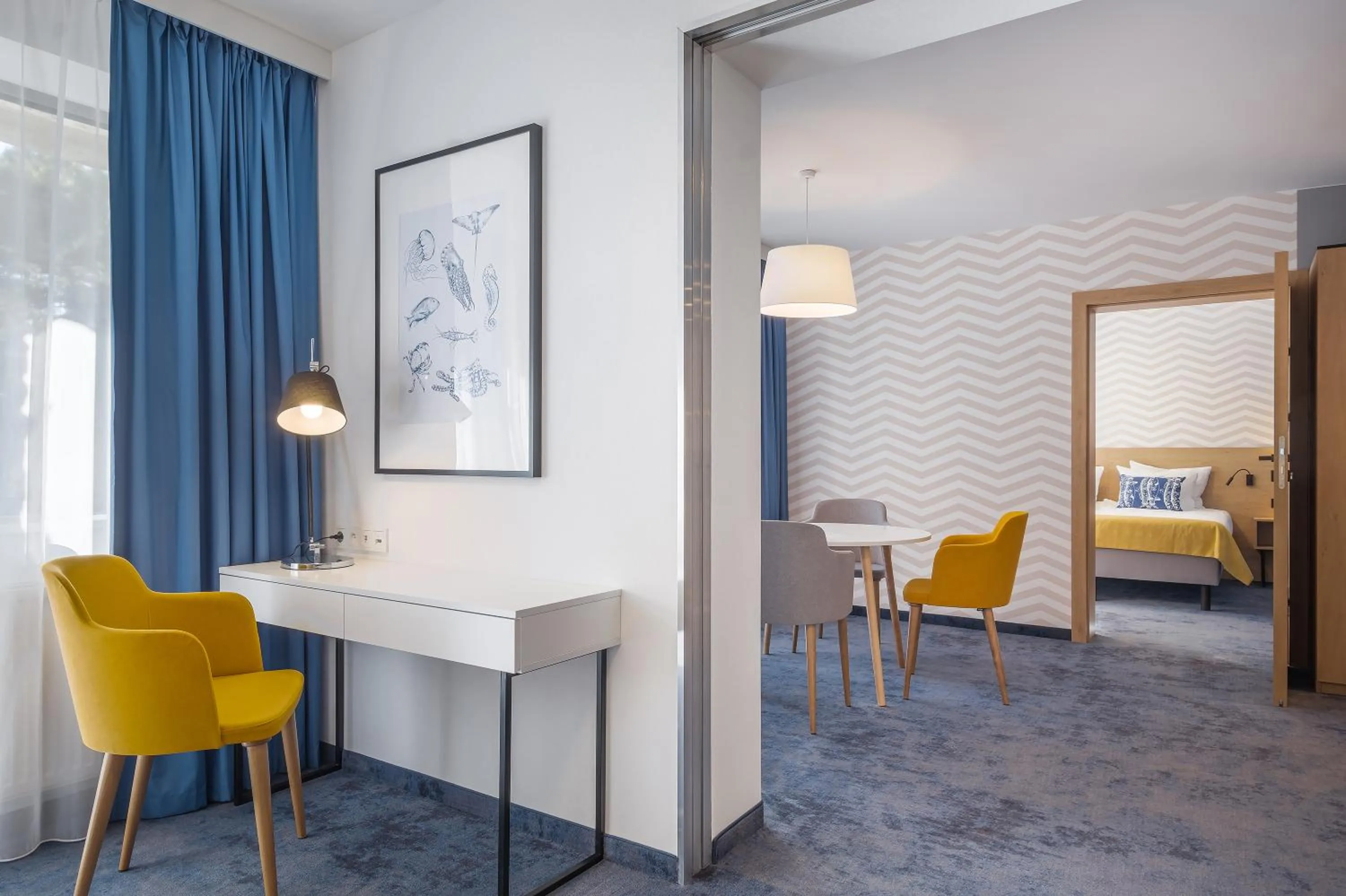 Living room, Bed in Best Western Hotel Jurata