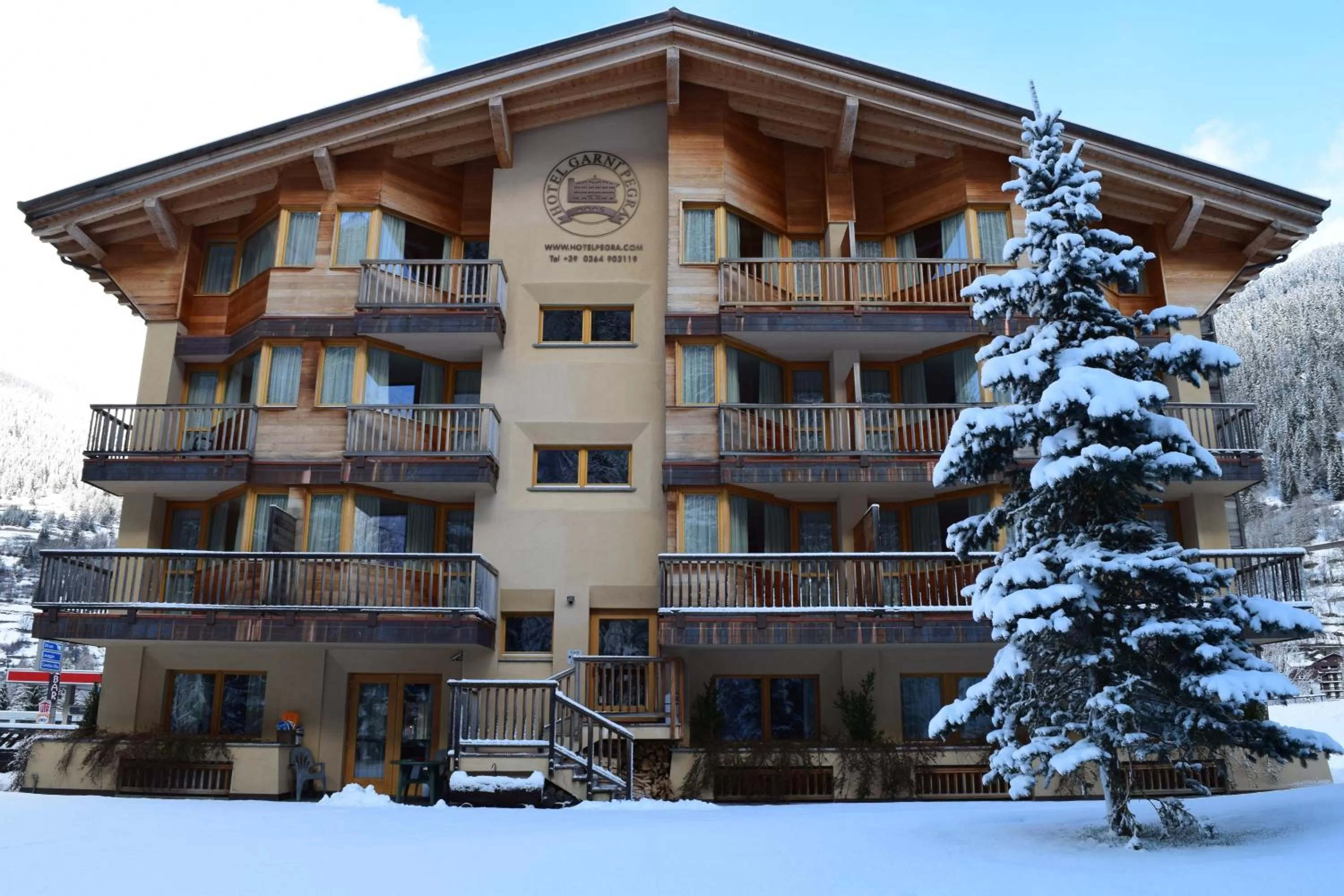 Property building in Hotel Garni Pegrà