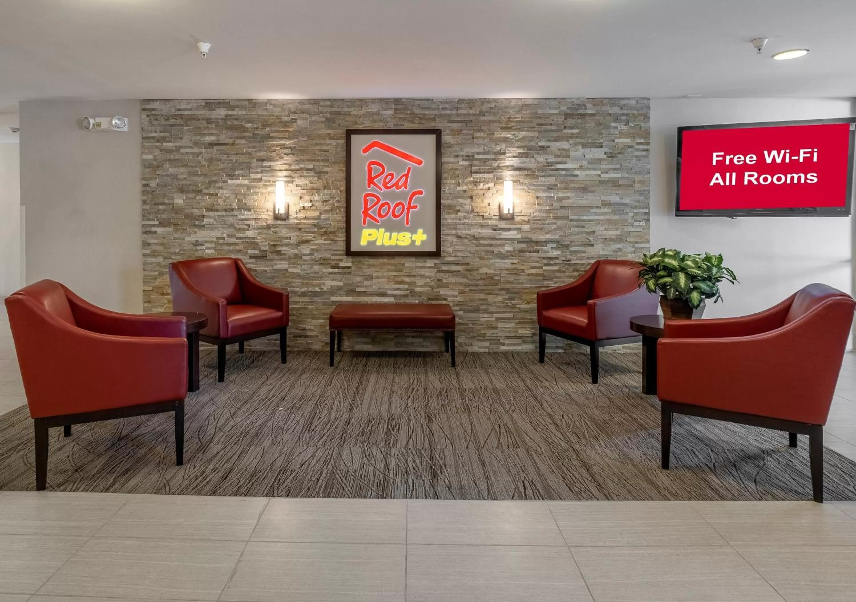 Lobby or reception in Red Roof Inn PLUS Boston - Mansfield - Foxboro
