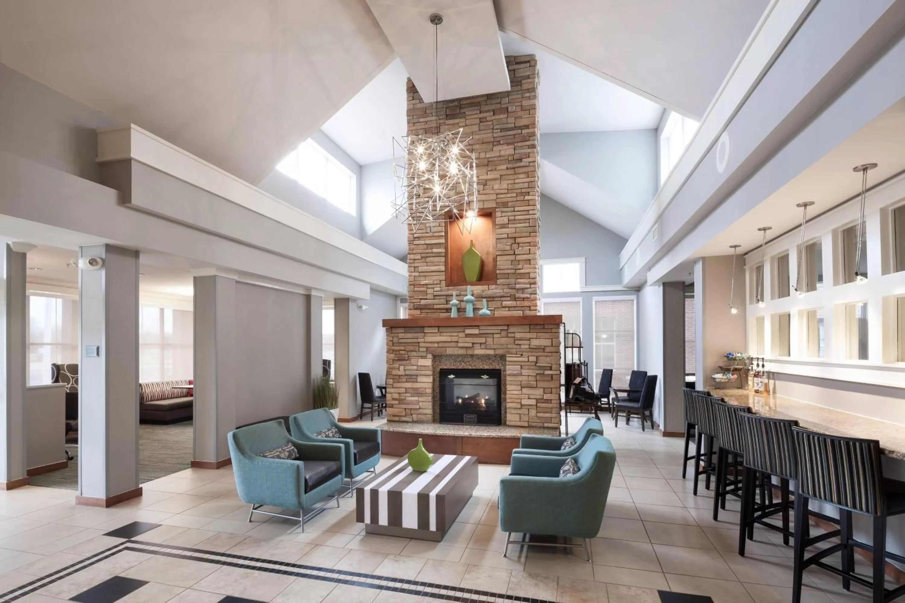 Lobby or reception in Residence Inn South Bend Mishawaka
