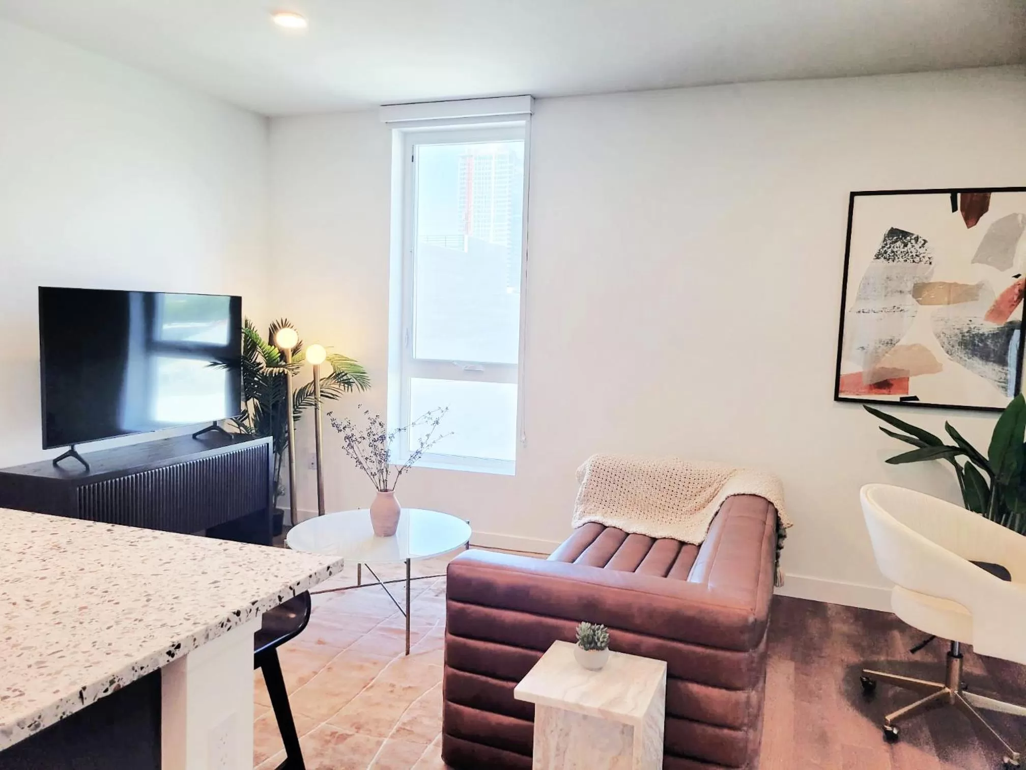 Living room, Seating Area in Gorgeous Hollywood Apts LA's Best Location and Amazing Roof Deck