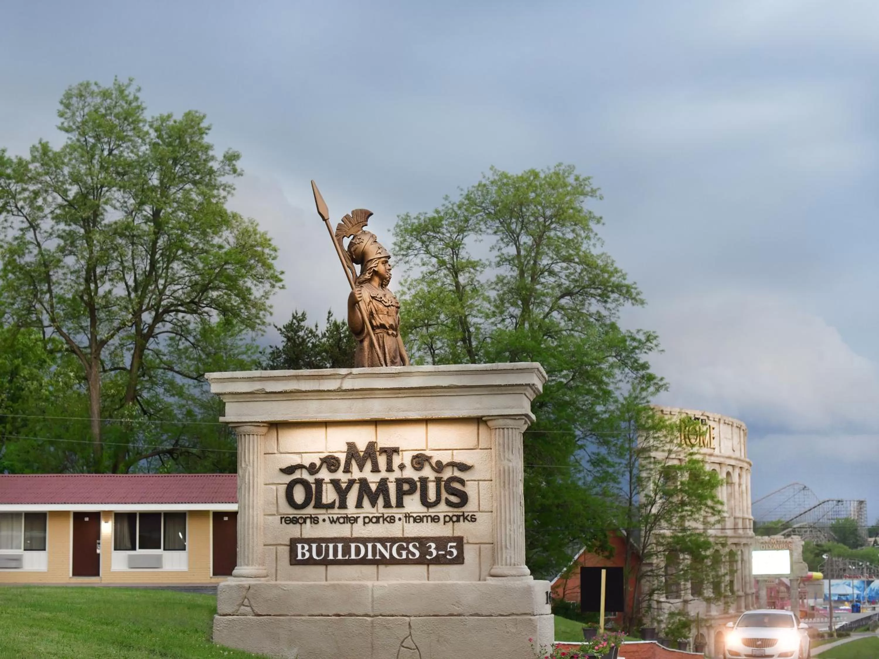 Property Logo/Sign in MT. OLYMPUS WATER PARK AND THEME PARK RESORT