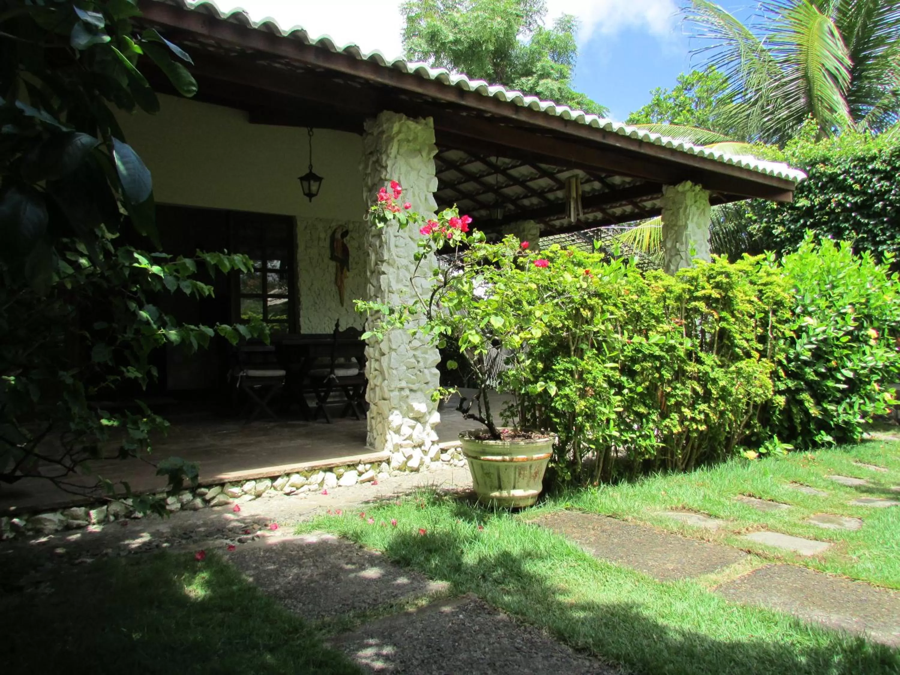 Balcony/Terrace in Pousada Ipitanga IV