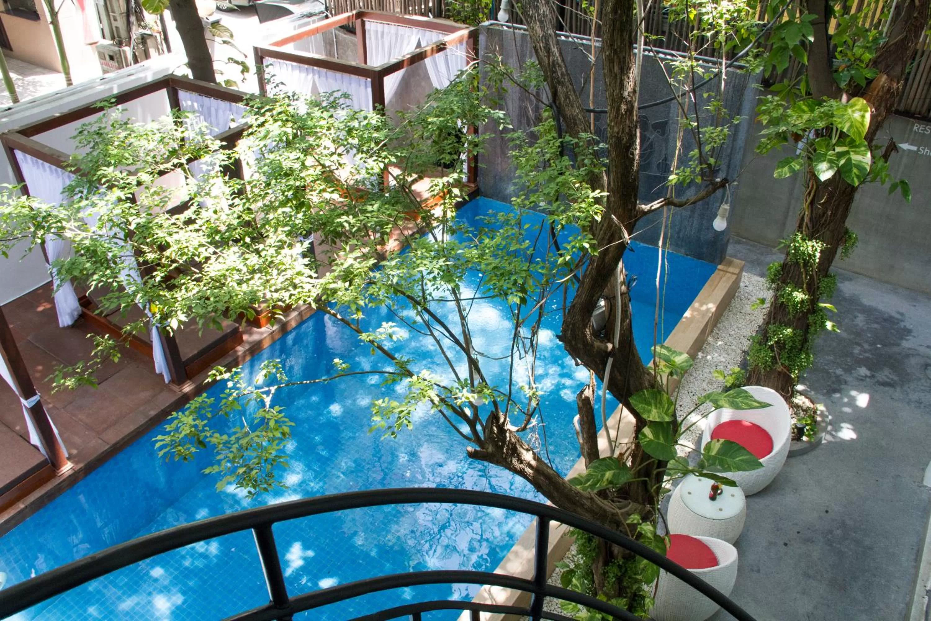 Bird's eye view in Bopha Bassac Boutique Hotel