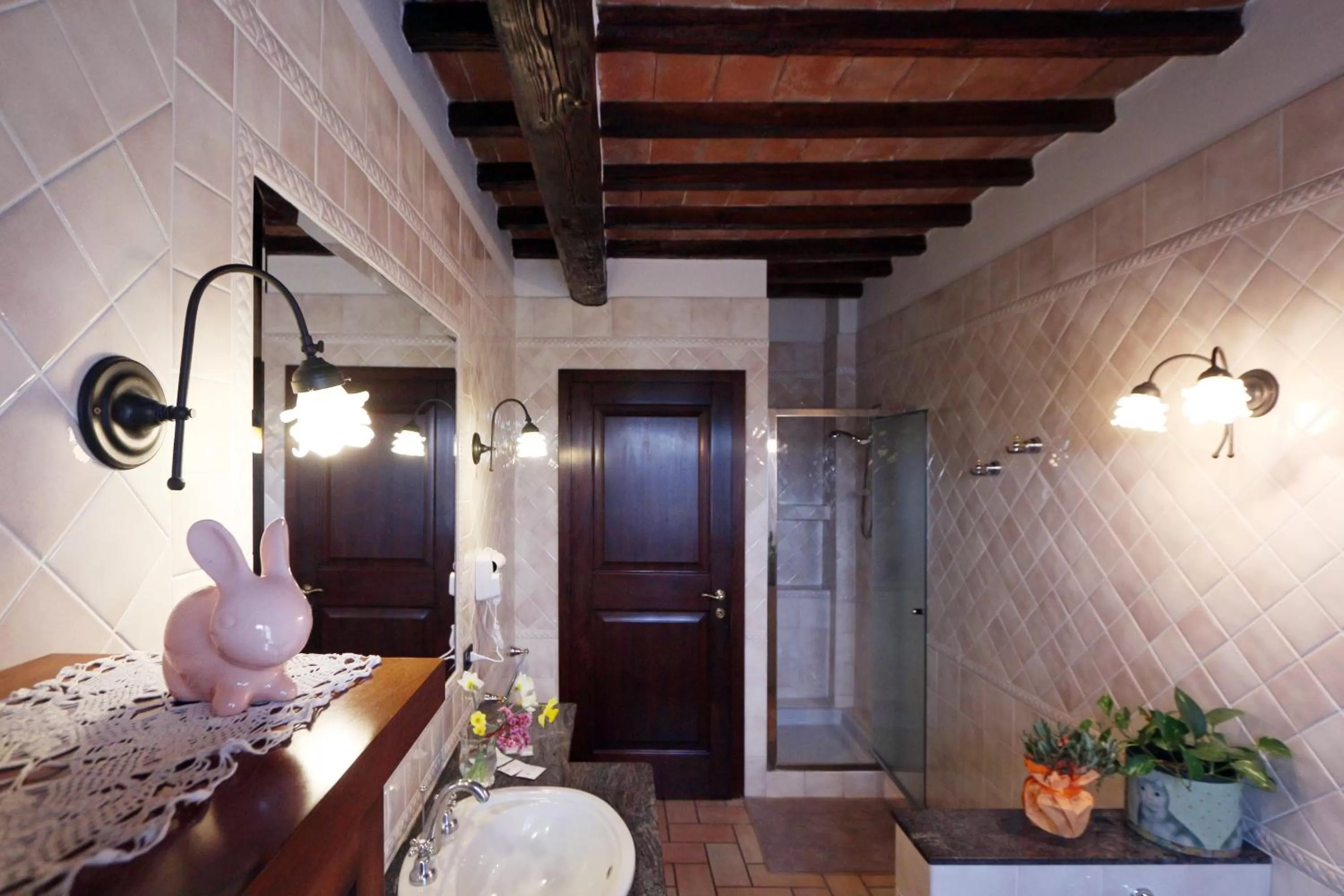 Bathroom in B&B Le Noci di Feo