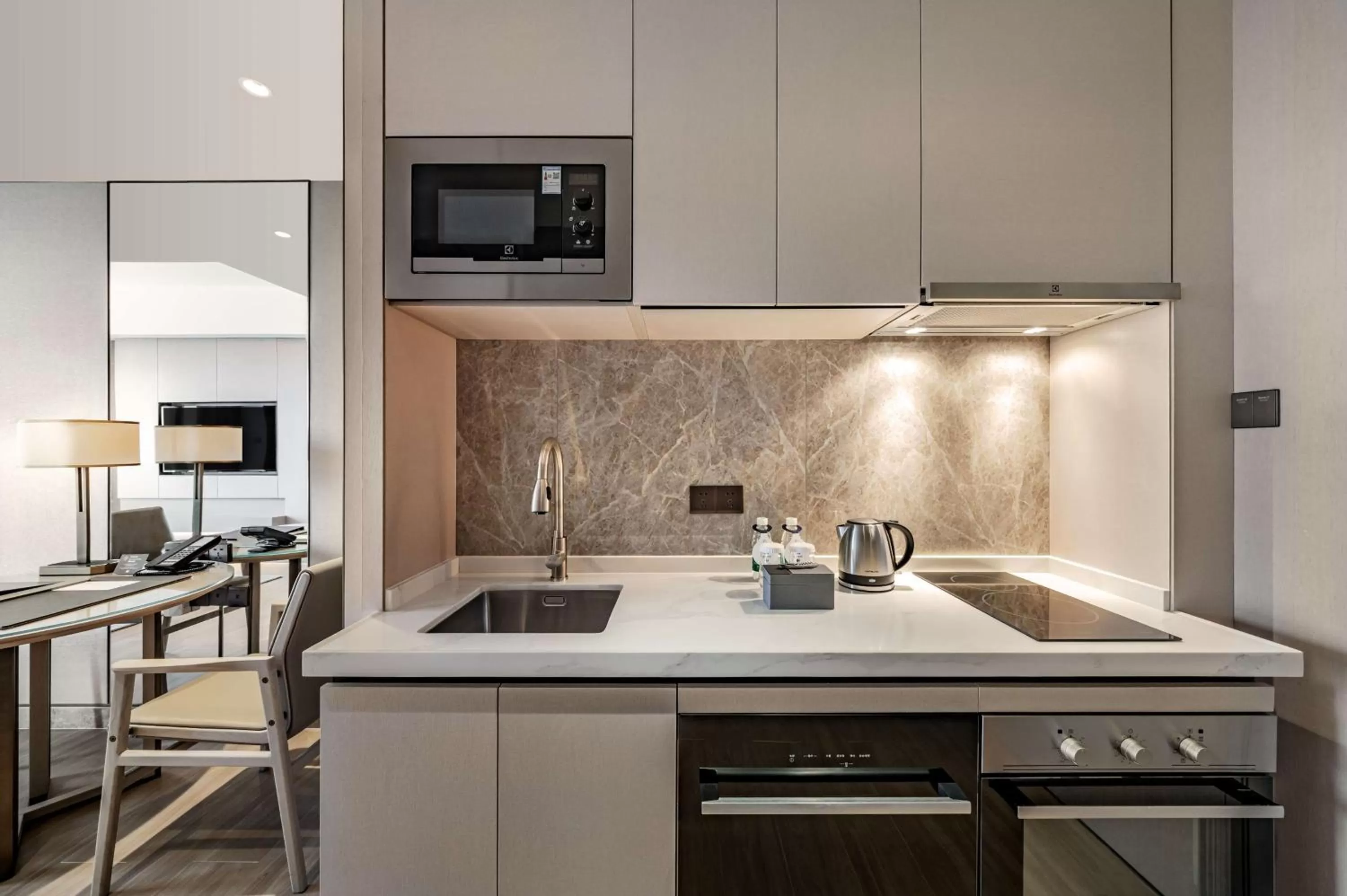 Kitchen or kitchenette in DoubleTree By Hilton Shenzhen Nanshan Hotel & Residences