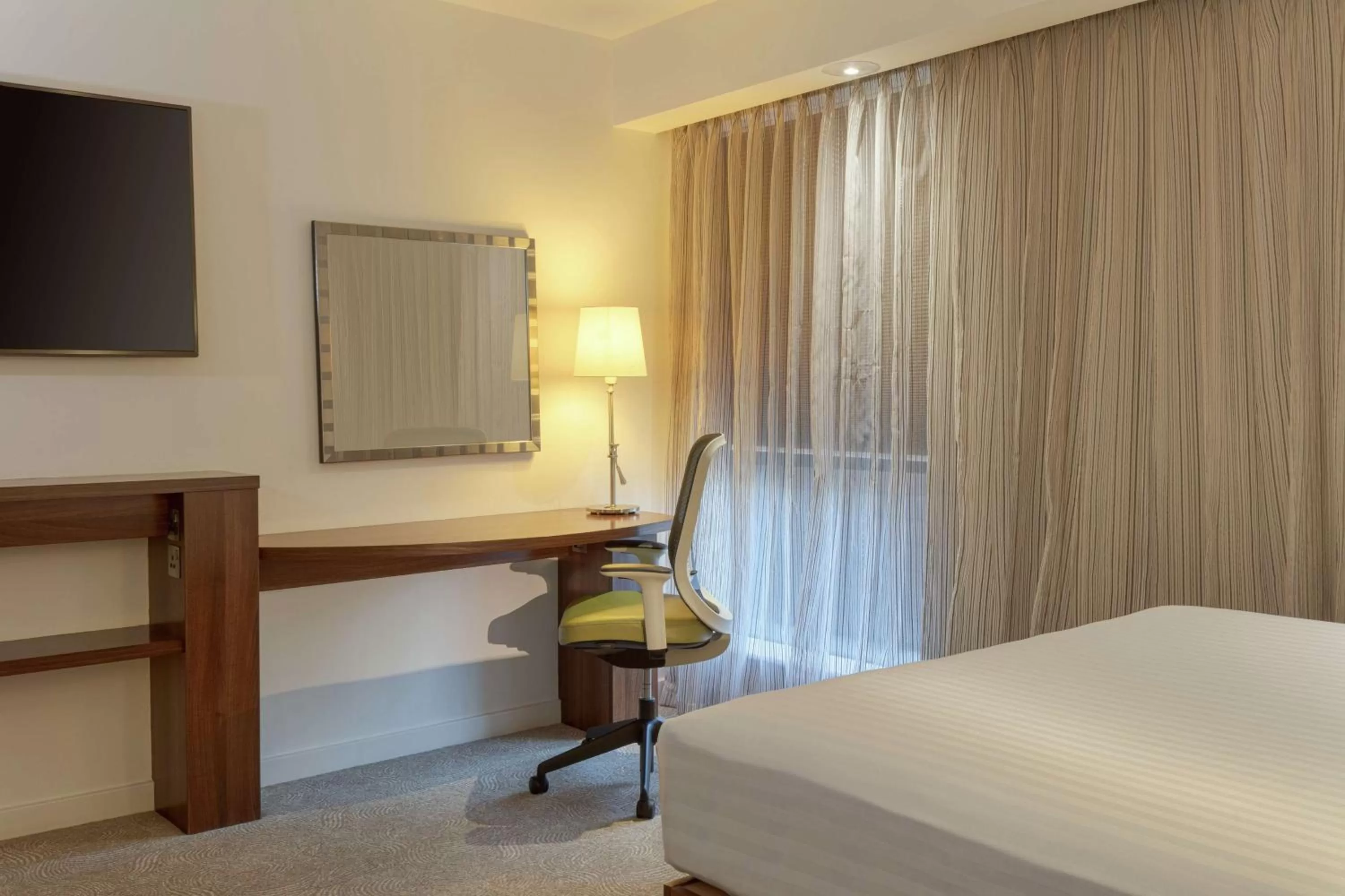 Bedroom, Bed in Hampton by Hilton Corby