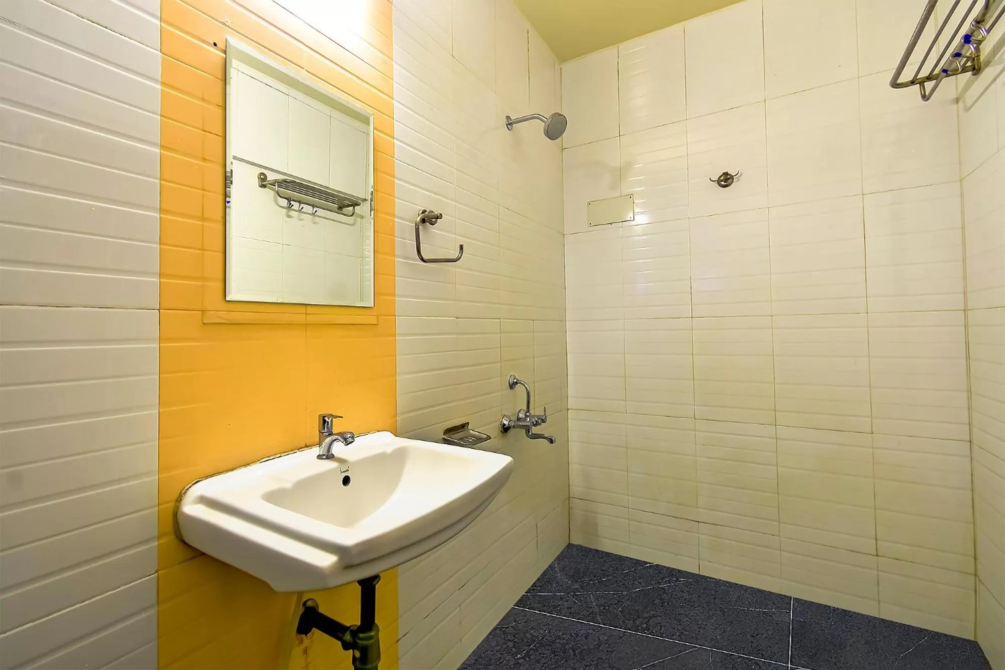 Bathroom in FabHotel Nandanvan