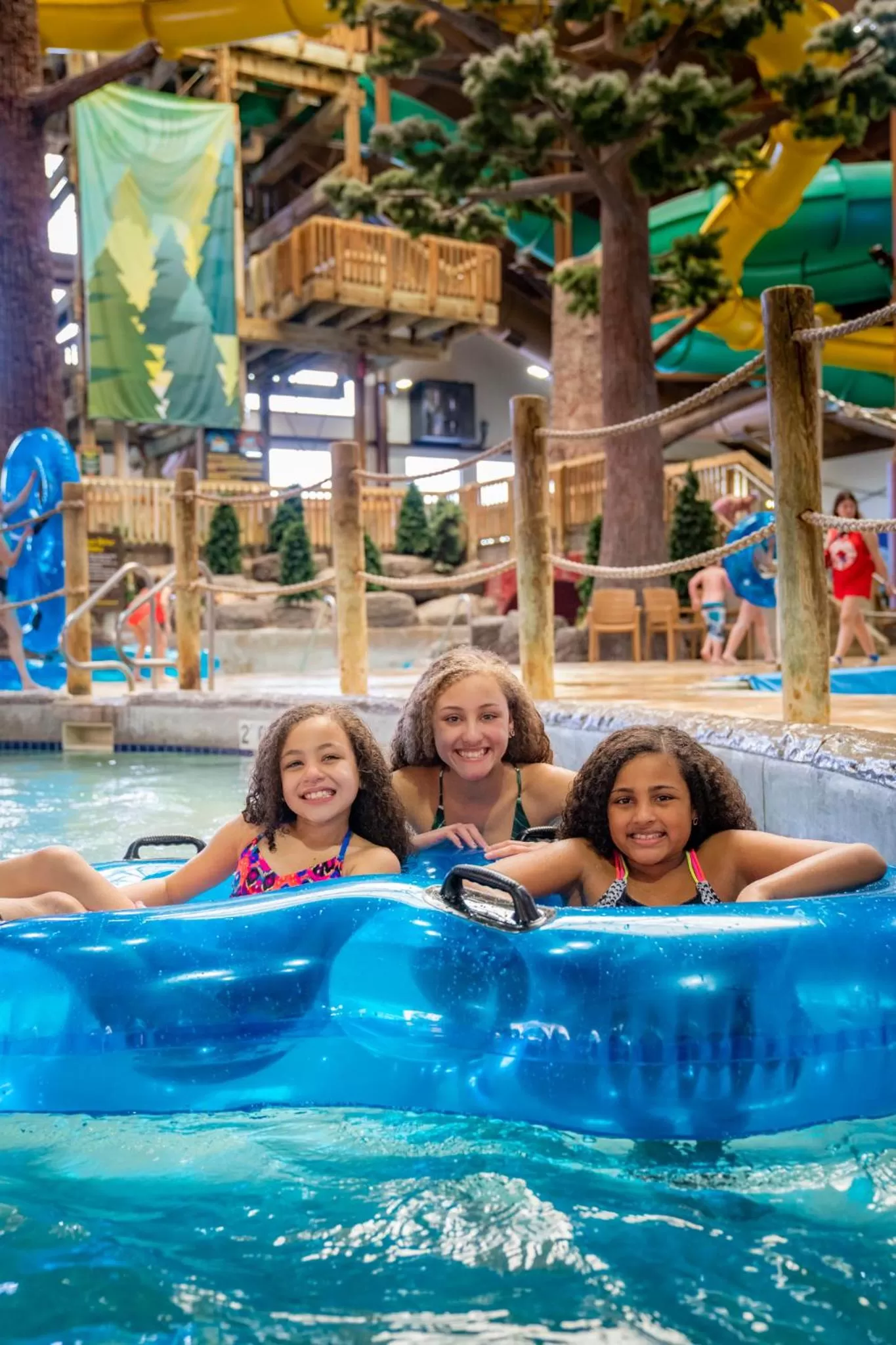 Aqua park in Timber Ridge Lodge and Waterpark