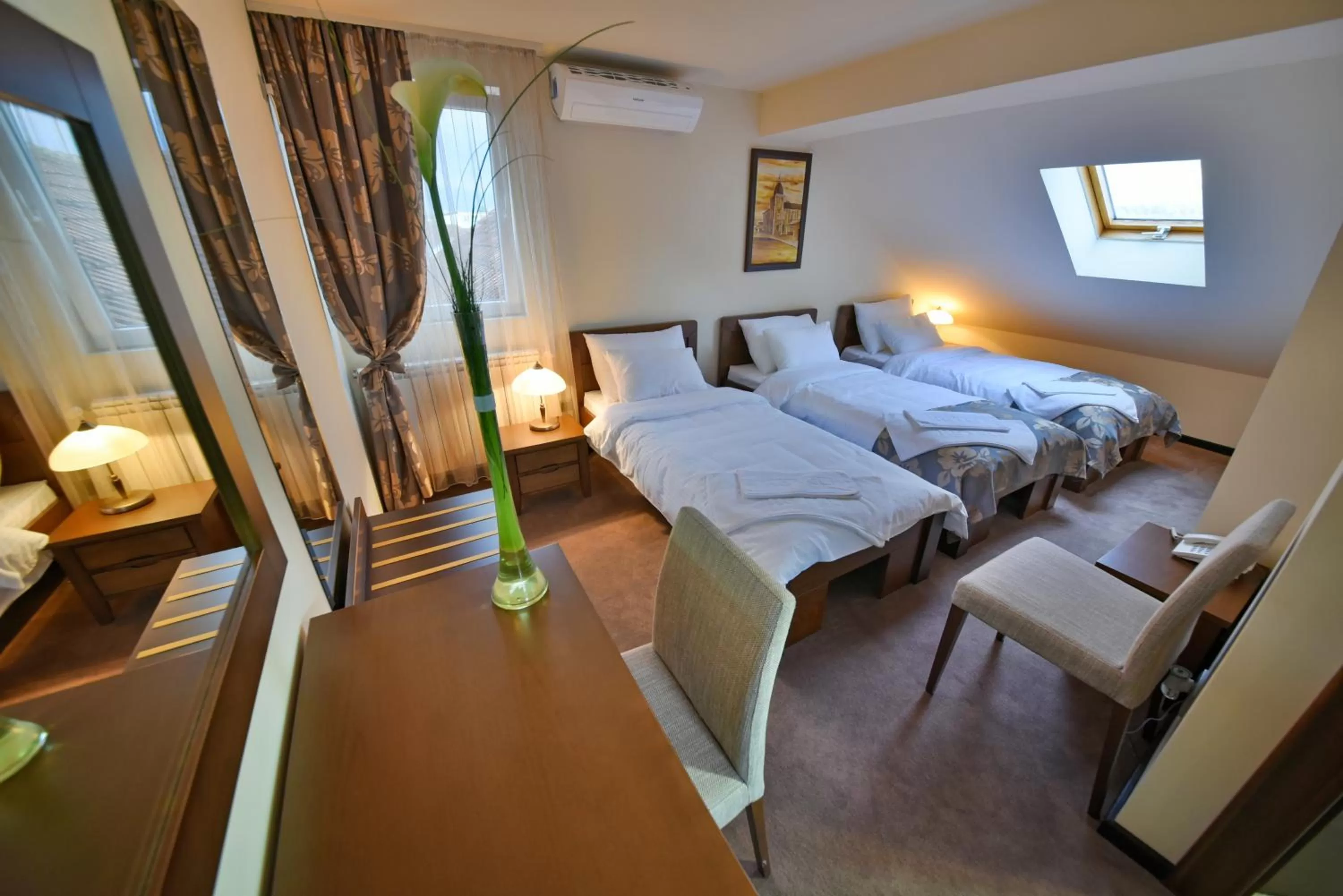 Bedroom, Bed in Garni Hotel Central Lux