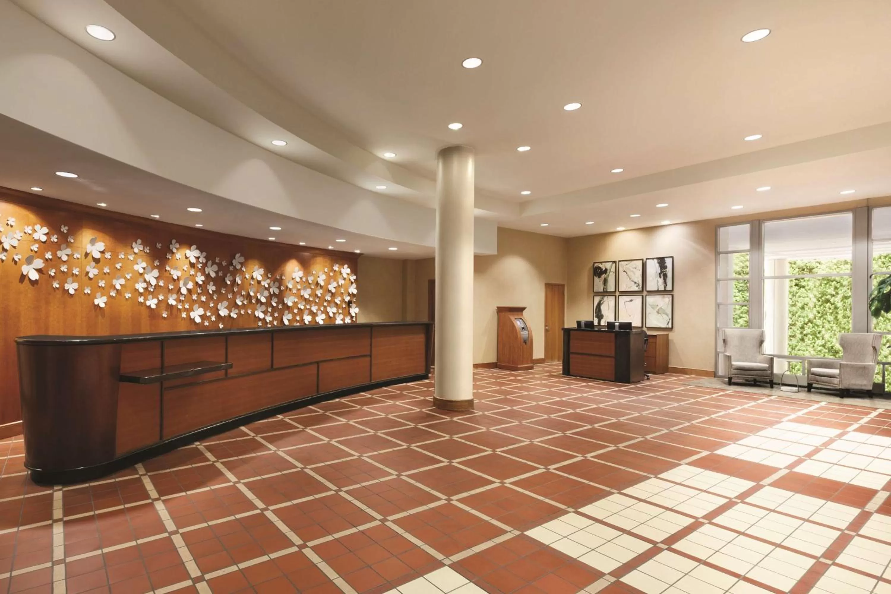 Lobby or reception in Embassy Suites by Hilton Atlanta at Centennial Olympic Park