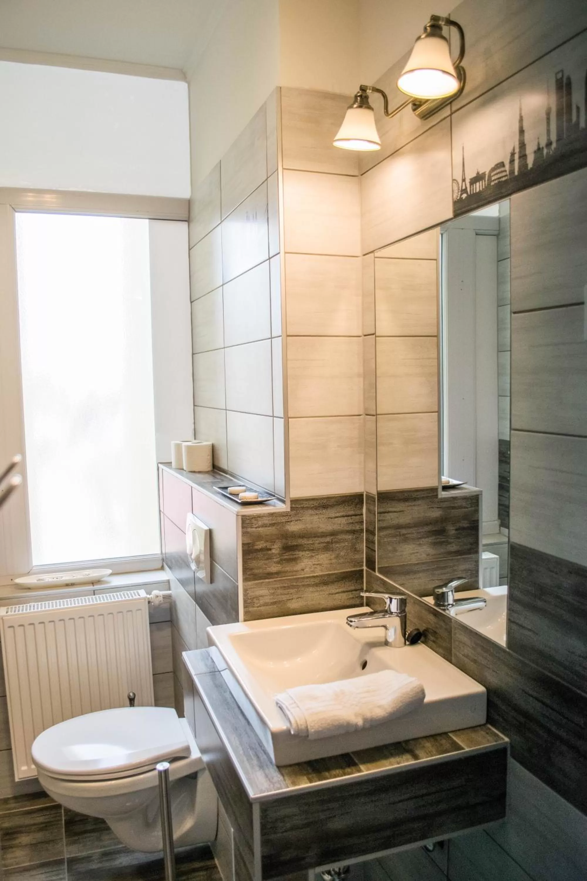 Bathroom in Petra Hotel