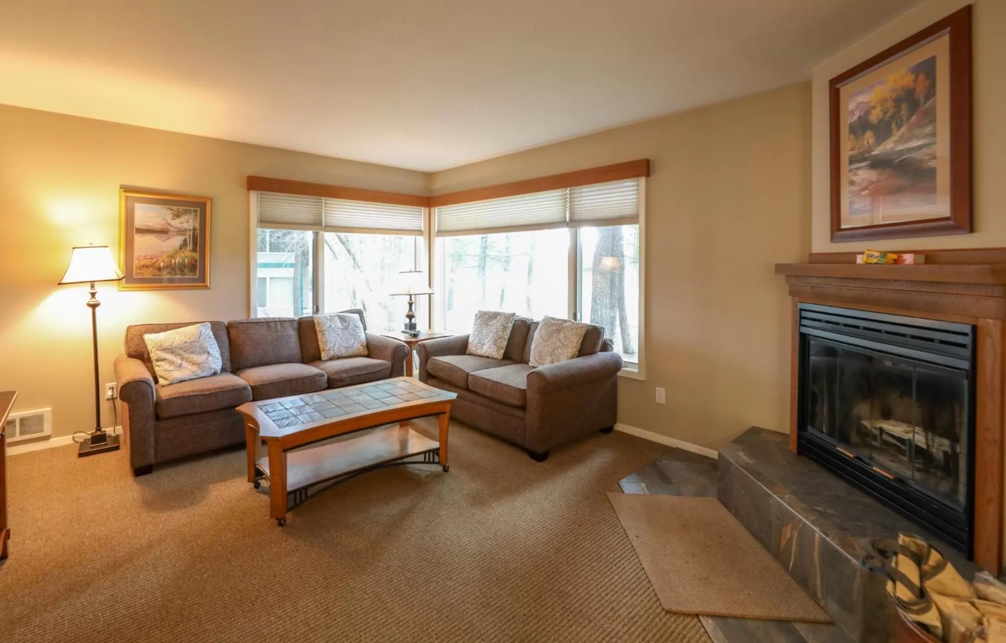 Living room in Meadow Lake Resort & Condos