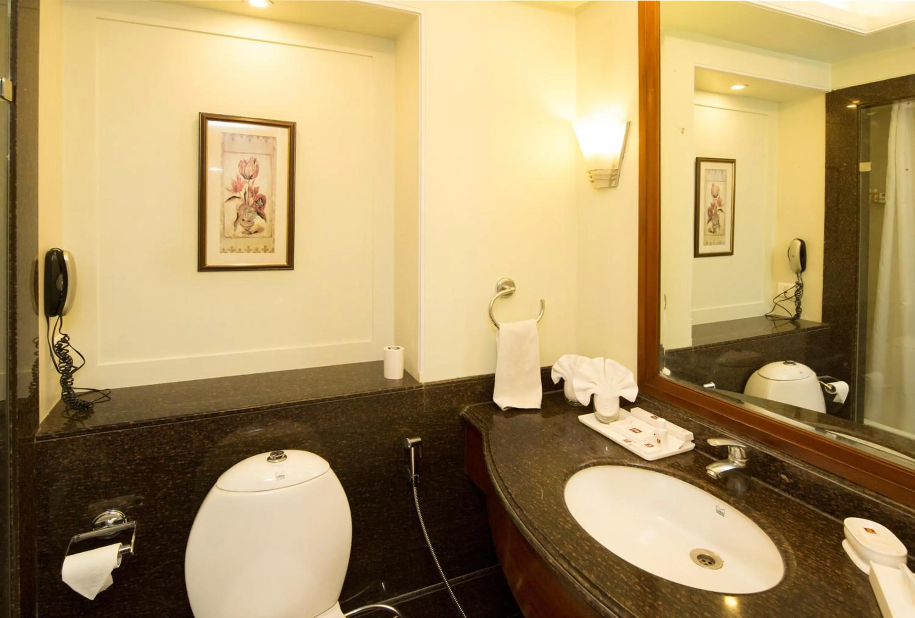 Bathroom in Clarion Bella Casa at Airport