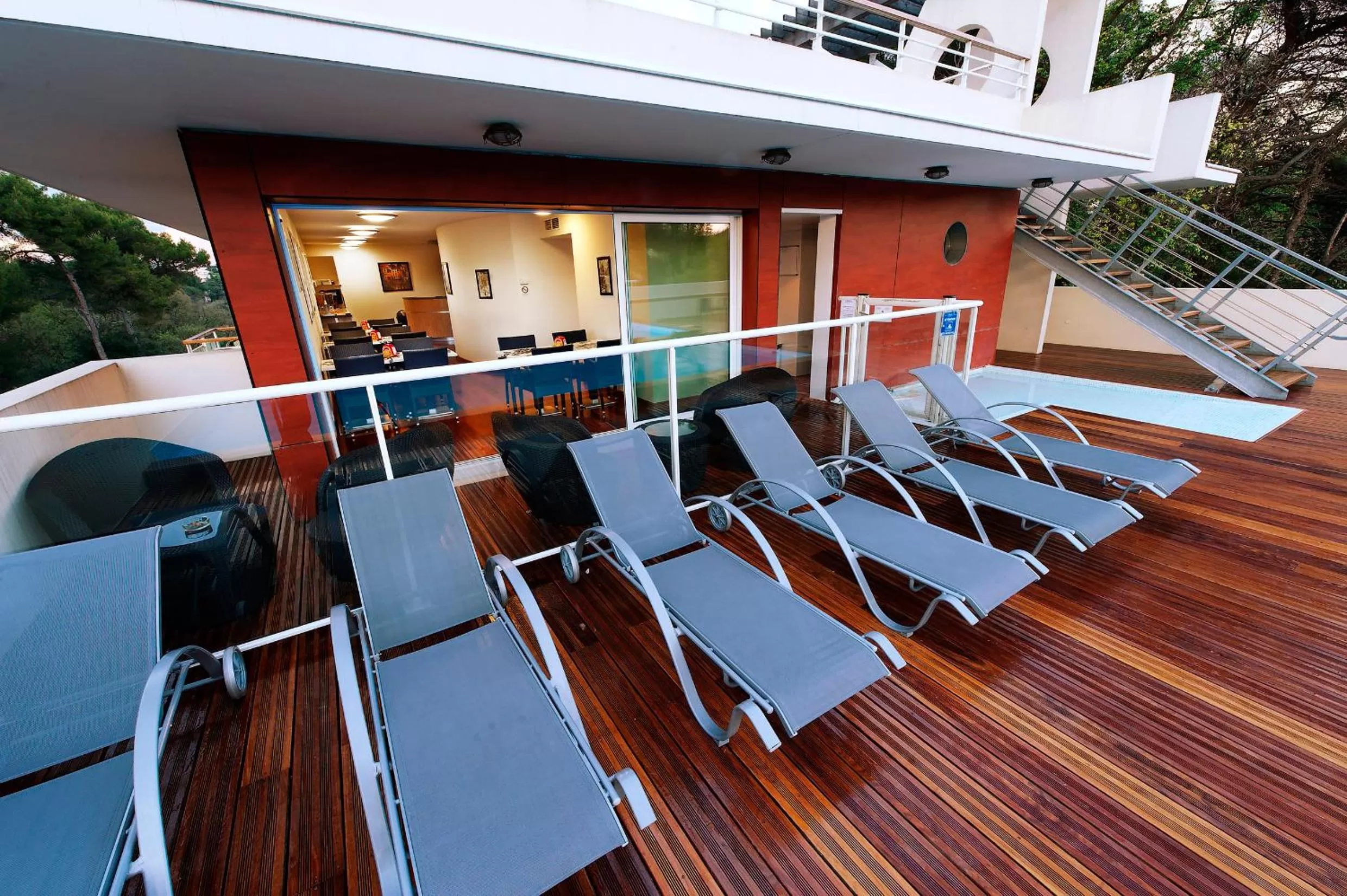 Balcony/Terrace in Appart Hotel Odalys City Antibes Olympe