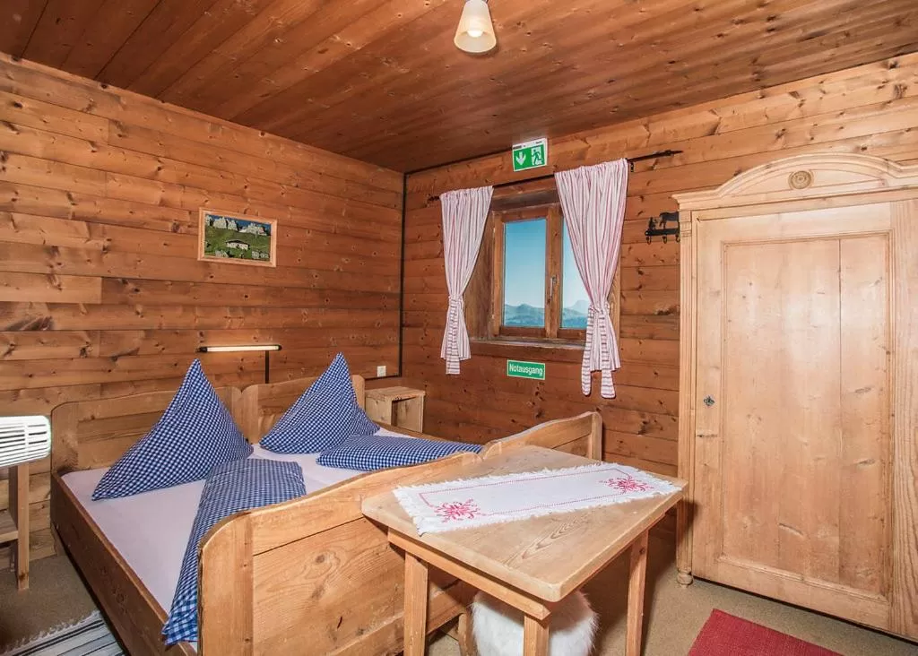 Hocheckhuette On Top of the Kitzbuehel Hahnenkamm Mountain