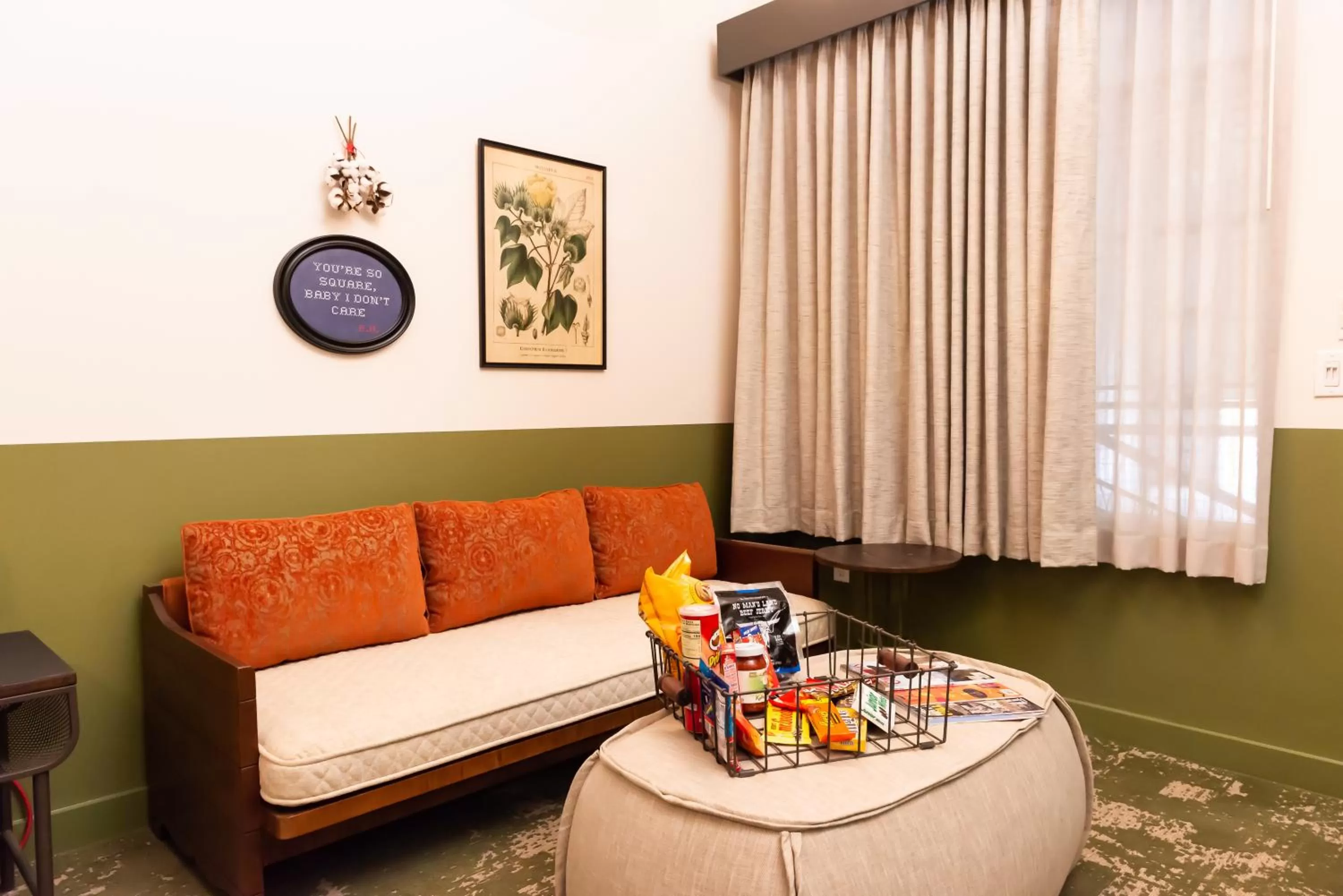 Seating area in Cotton Court Hotel, by Valencia Hotel Collection