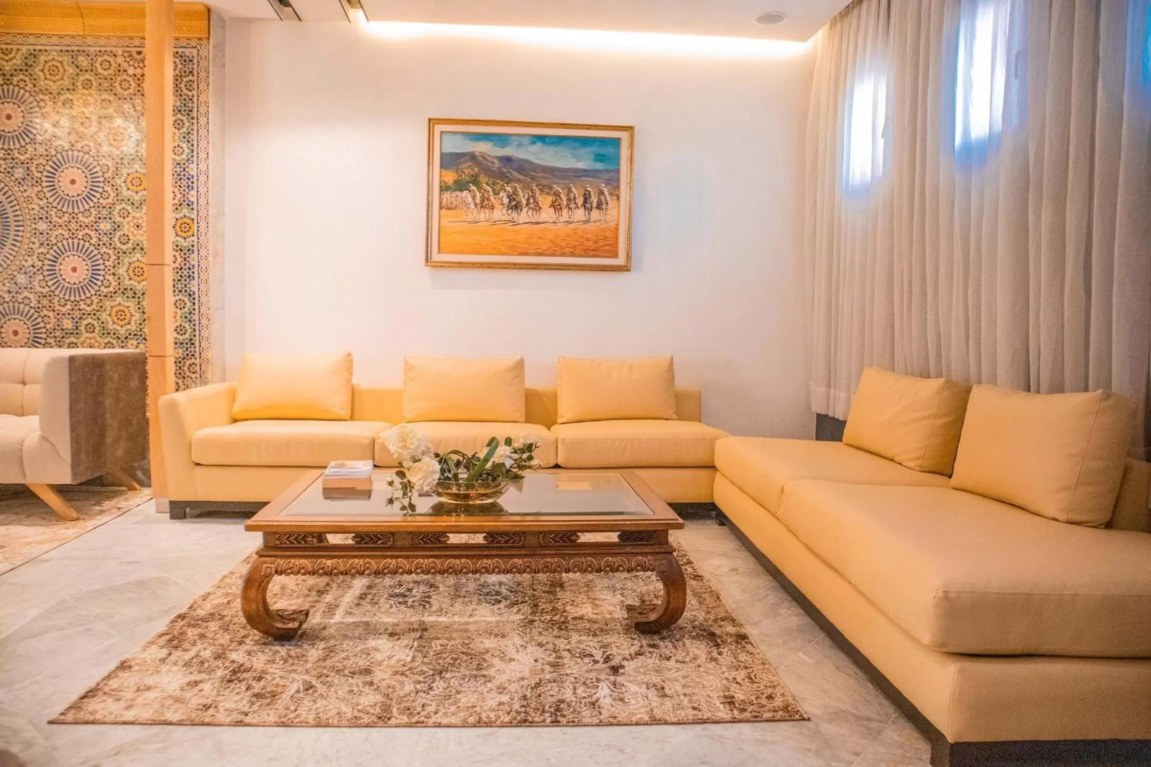 Living room in Sahara Line Hotel