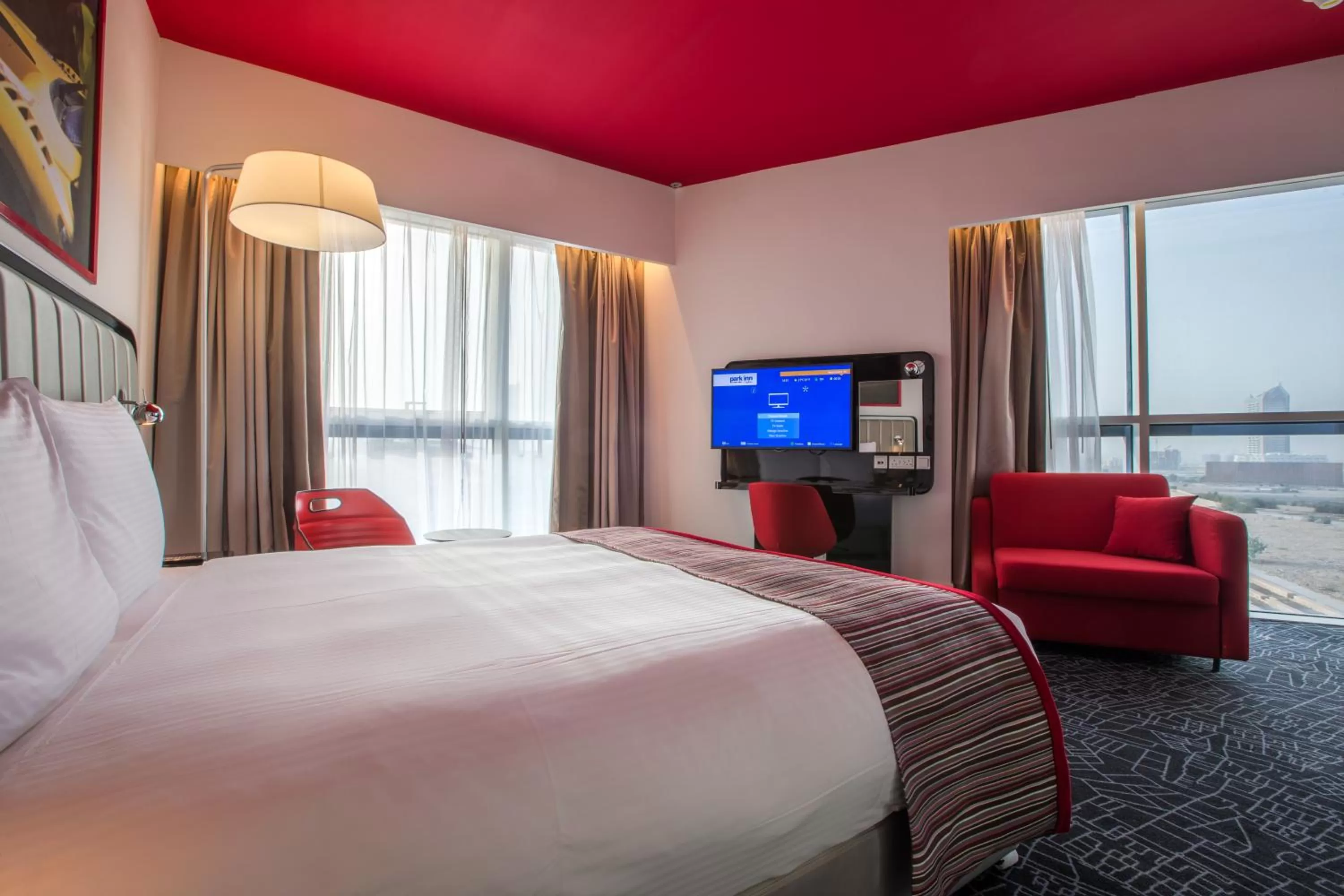 Photo of the whole room, Bed in Park Inn by Radisson Dubai Motor City
