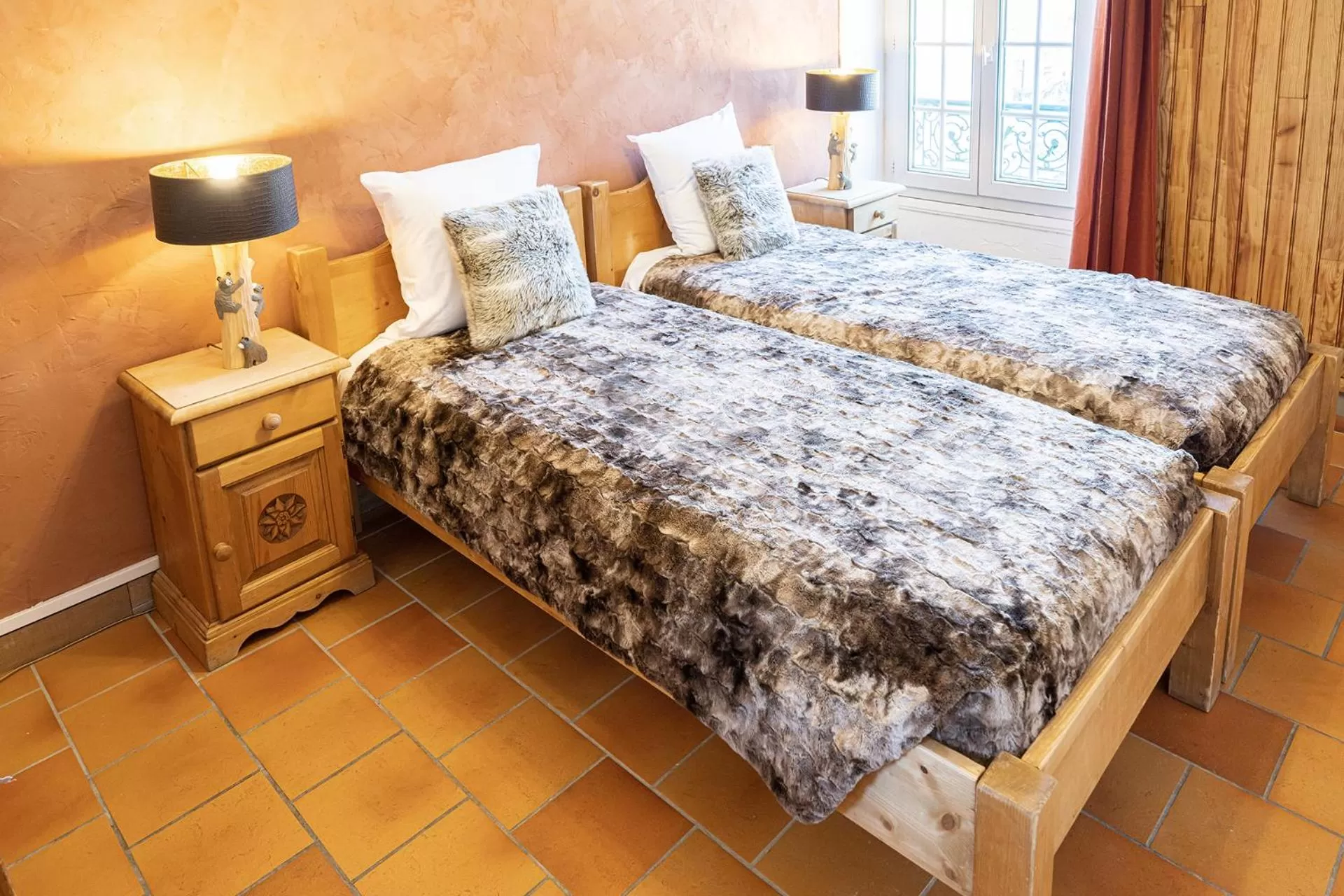 Bed in La Bonne Auberge
