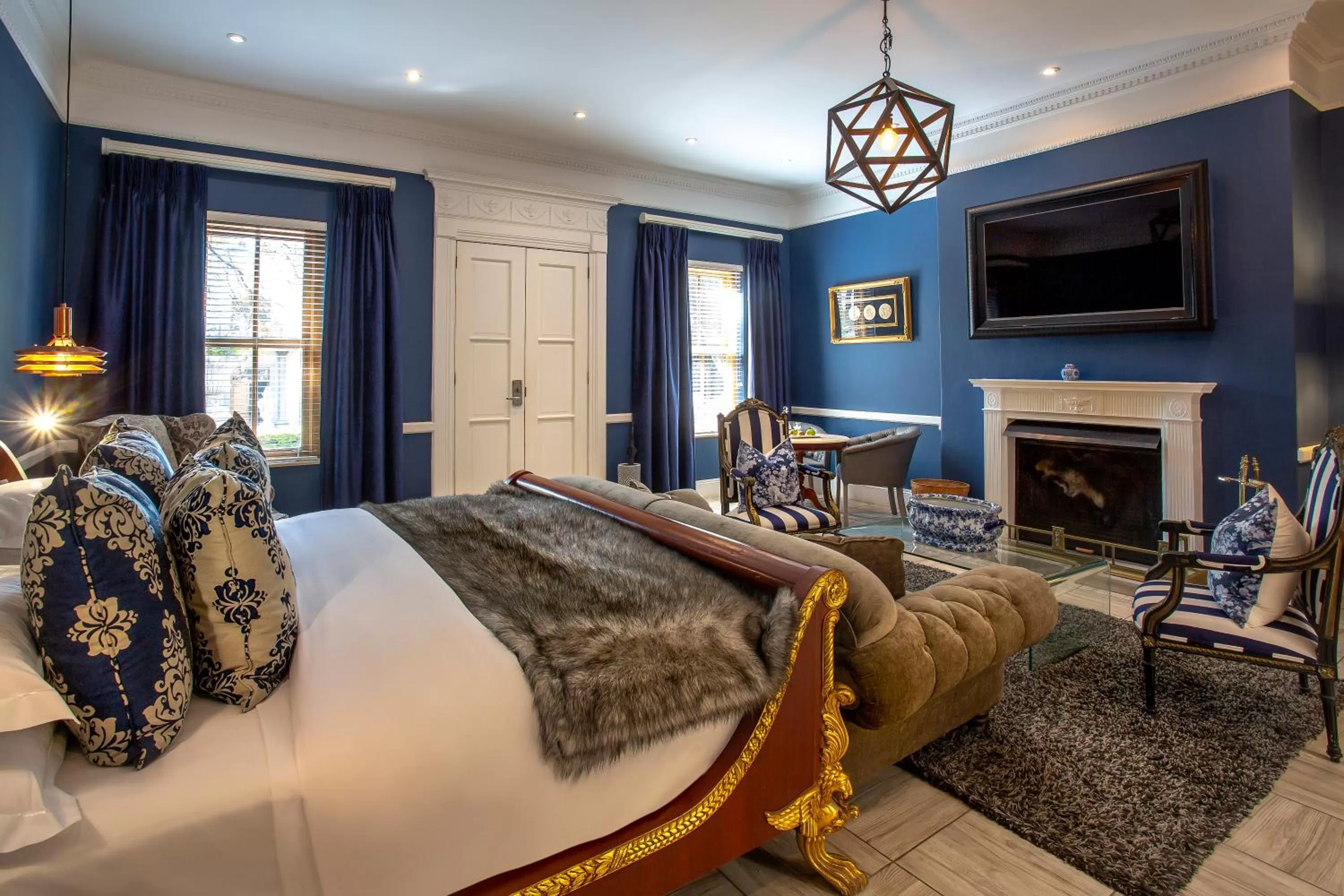 Decorative detail, Bed in Fairlawns Boutique Hotel & Spa