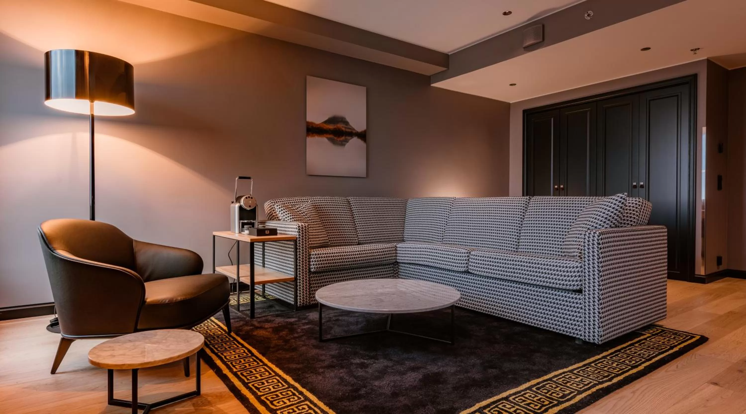 Living room in Clarion Hotel Aviapolis