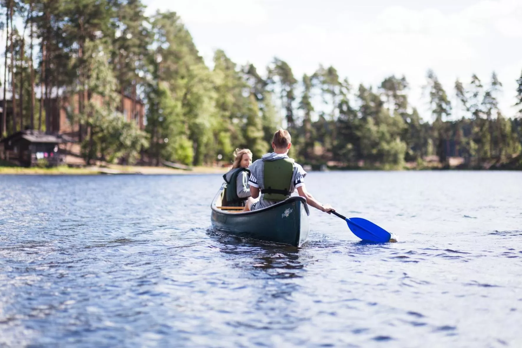 Canoeing in Eerikkilä Sport & Outdoor Resort