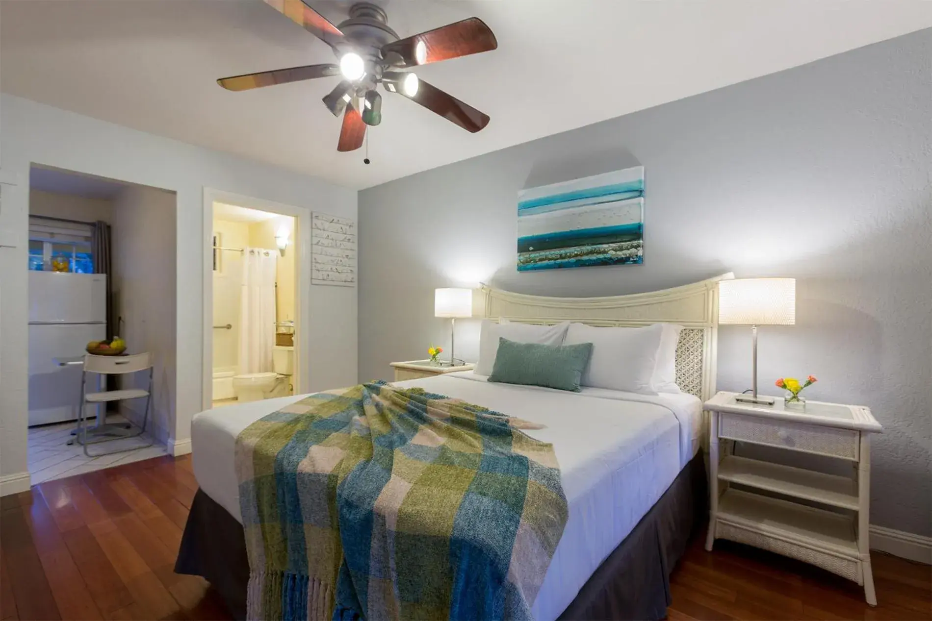 Queen Room with Kitchenette - single occupancy in The Lodge at Blue Lakes Queen Room with Kitchenette - single occupancy in The Lodge at Blue Lakes