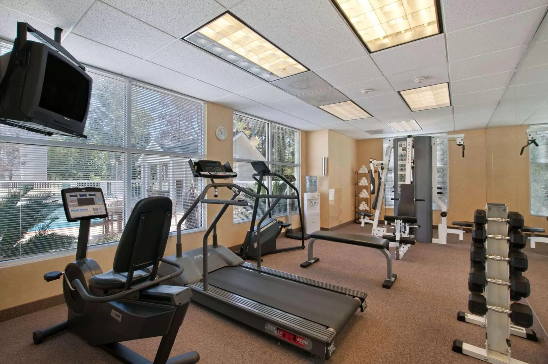 Fitness centre/facilities in Homewood Suites Houston Kingwood Parc Airport Area
