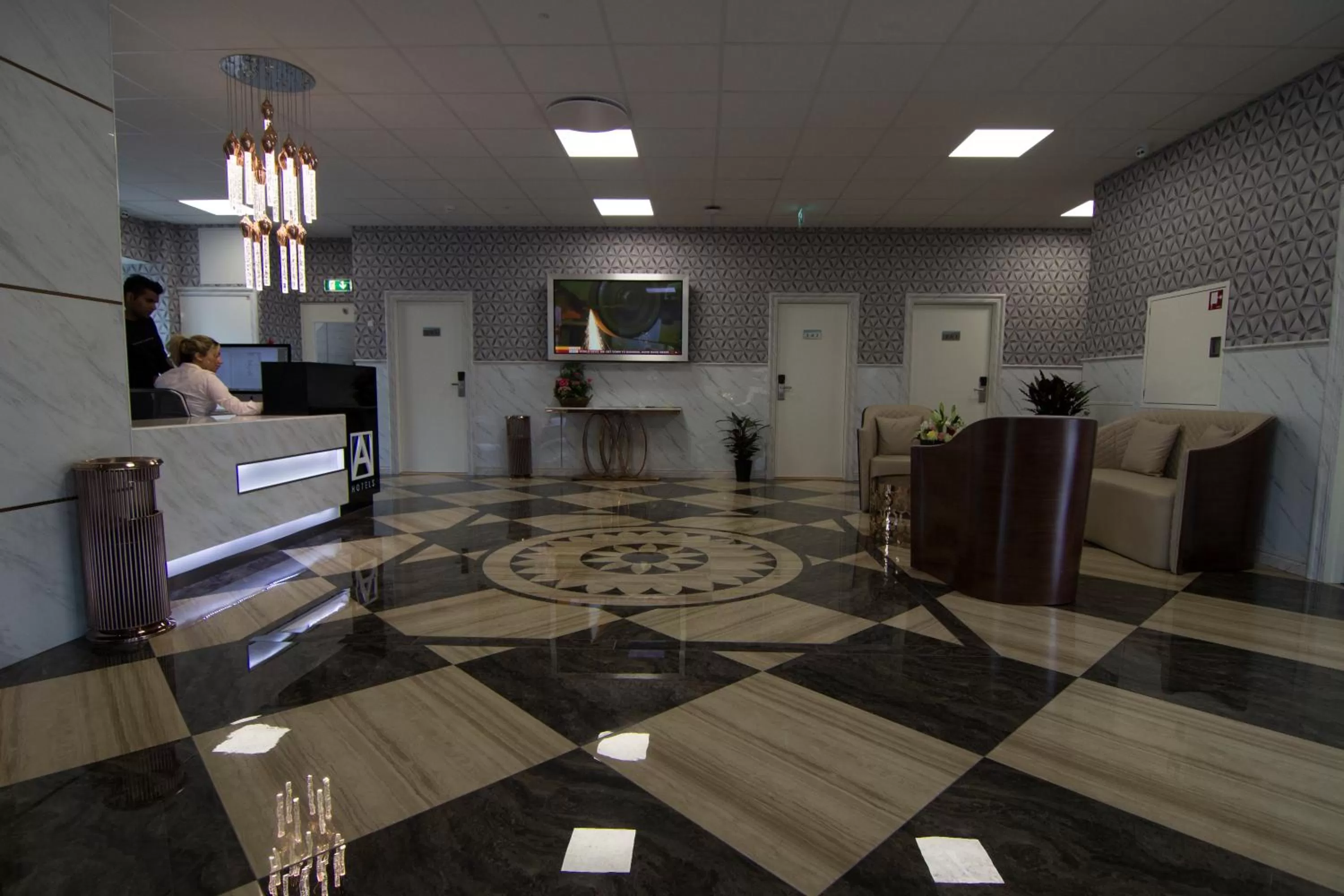 Lobby or reception in A Hotels Glostrup
