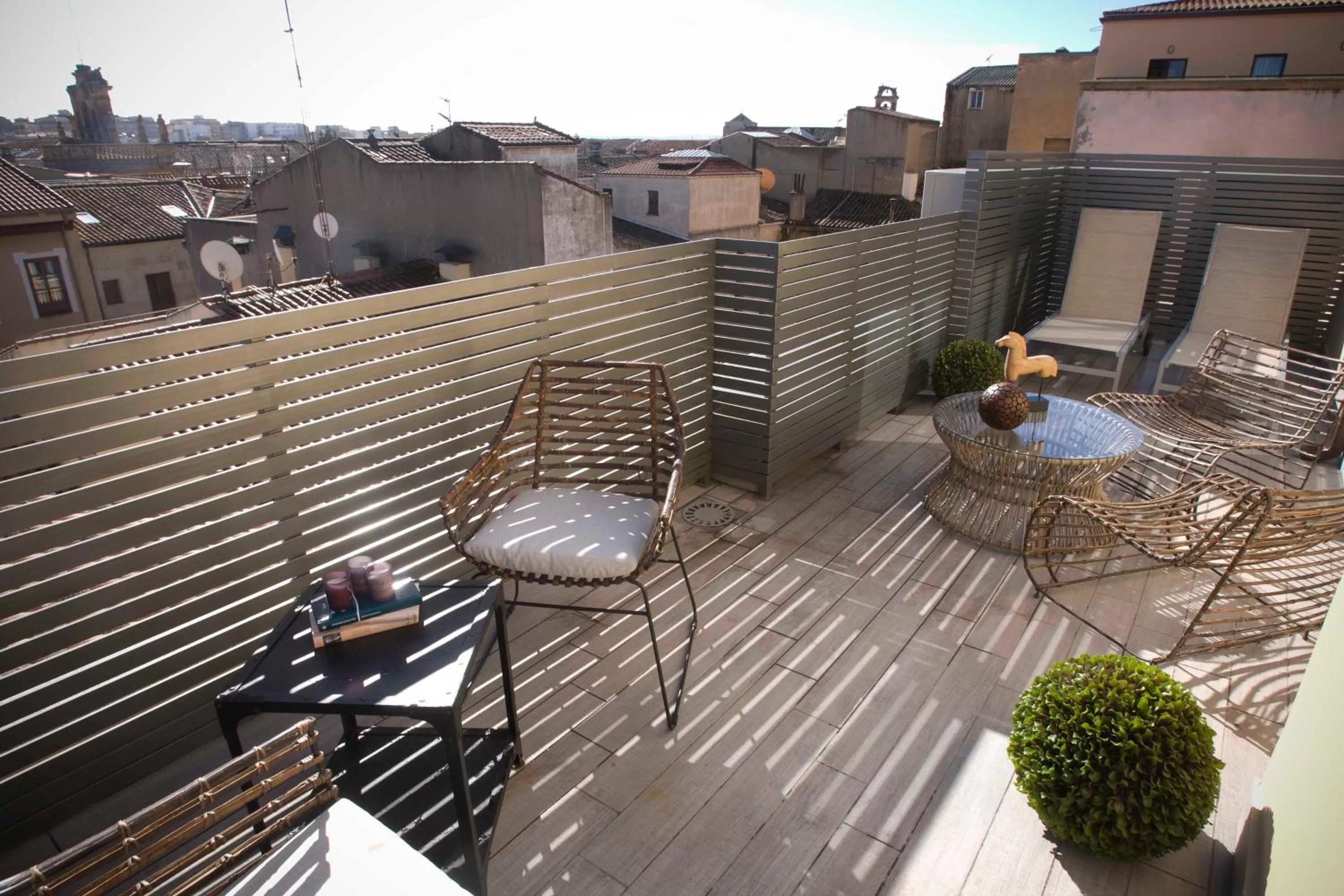 Balcony/Terrace in Salamanca Suite Studios