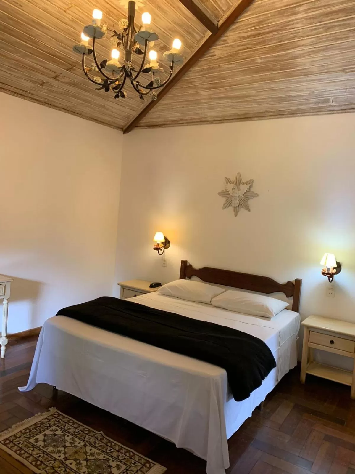 Bed in Pousada Villa Real