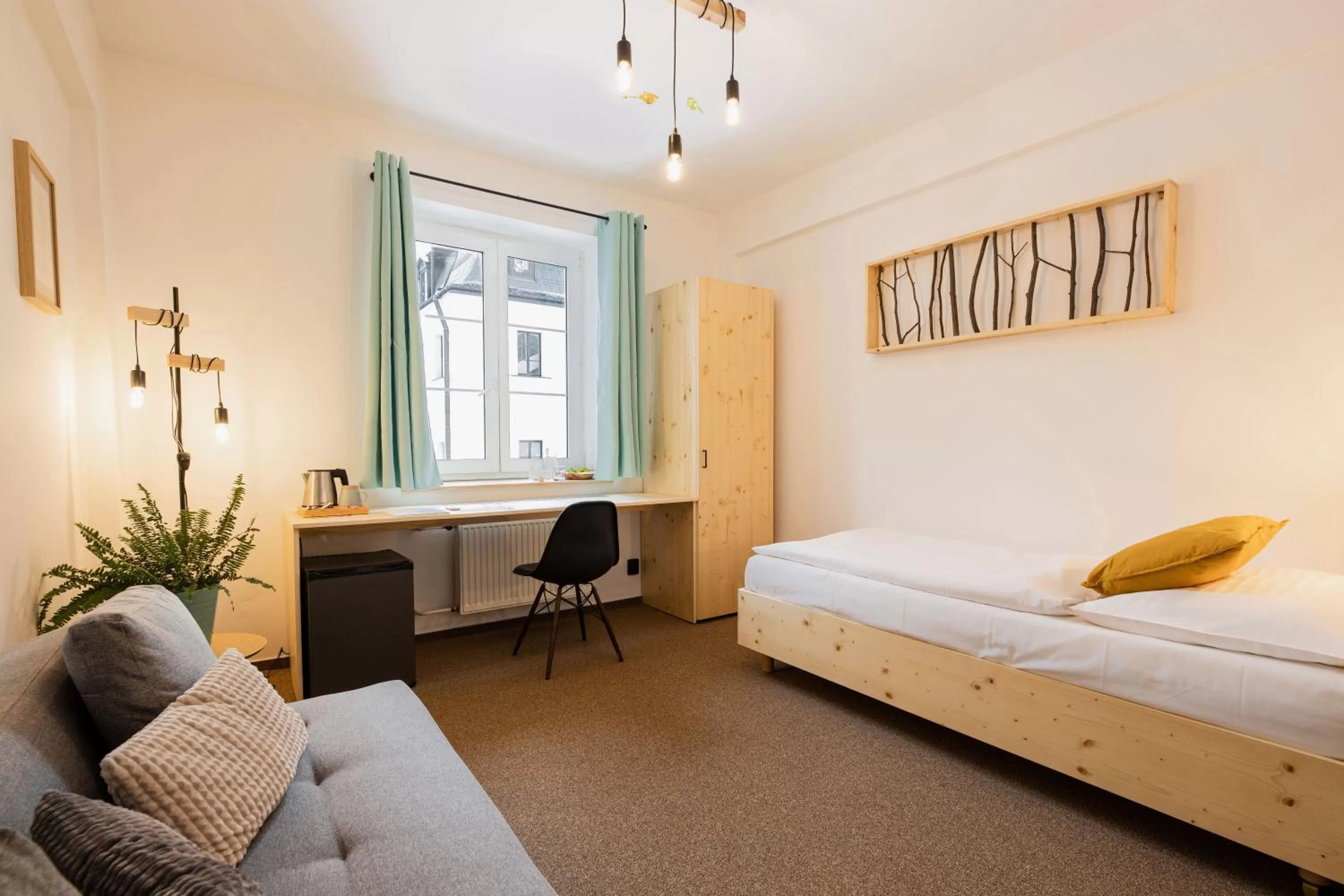 Bed in Hotel Rehavital