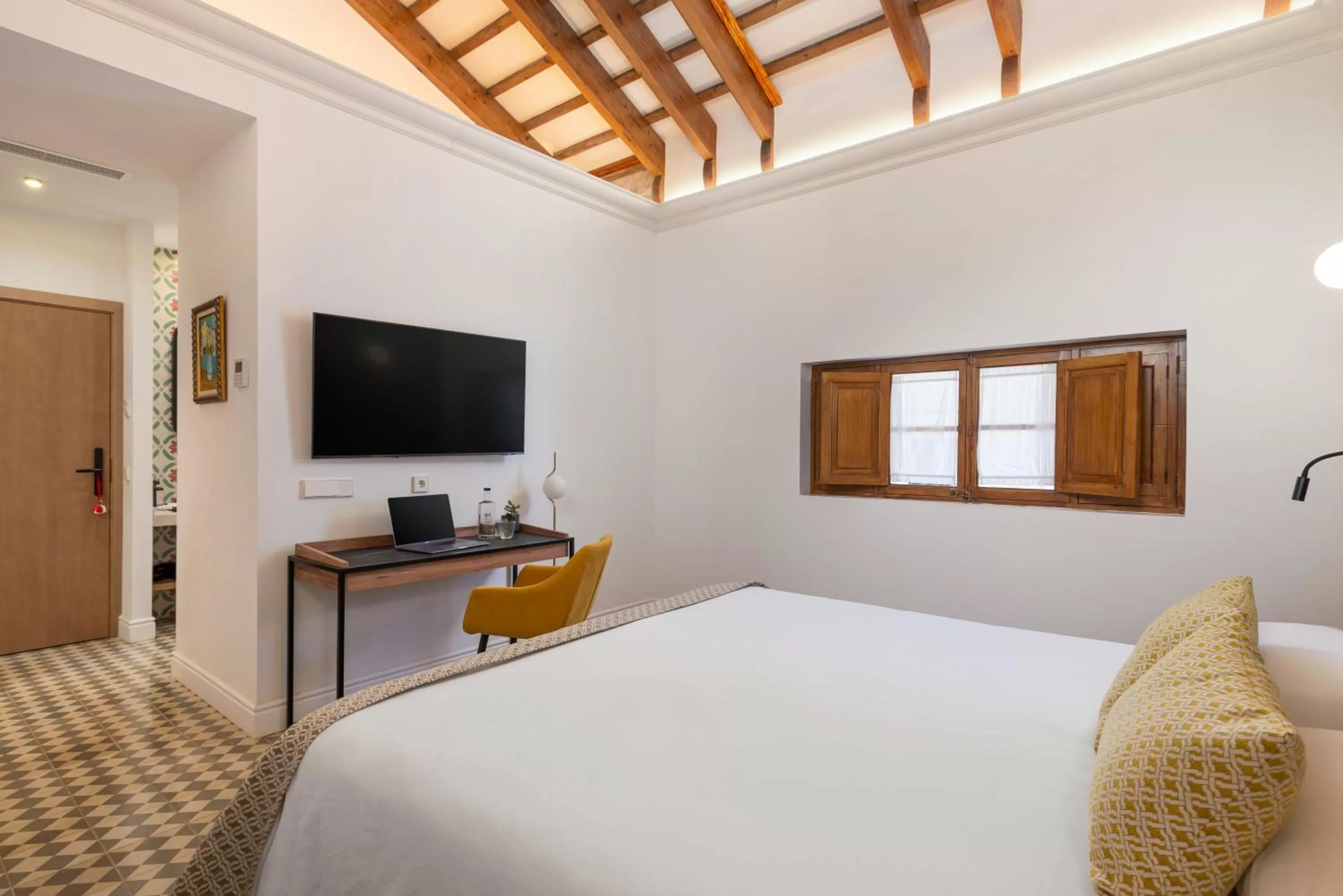 Bedroom, Bed in Hotel Can Quetglas