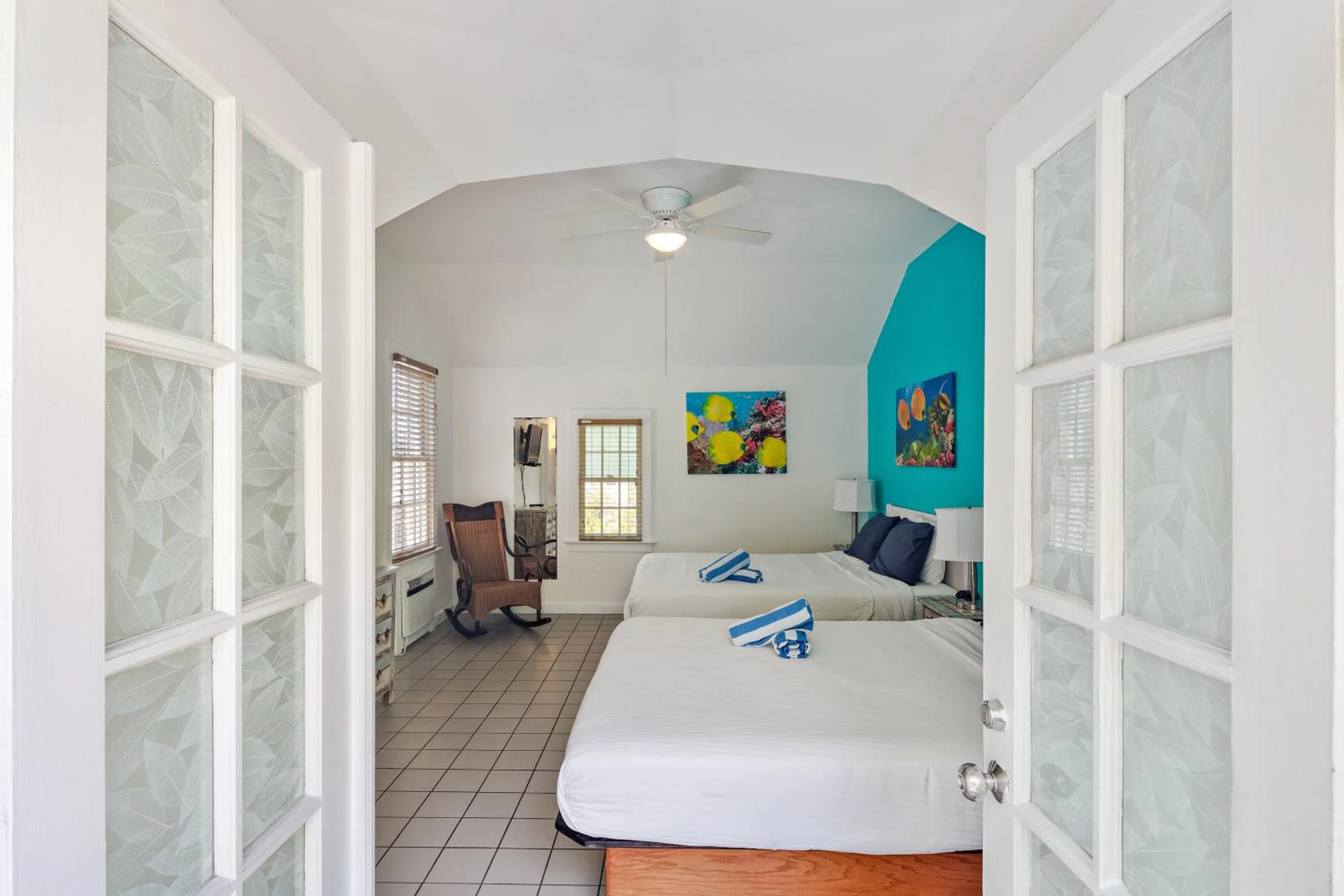 Bed in Wicker Guesthouse